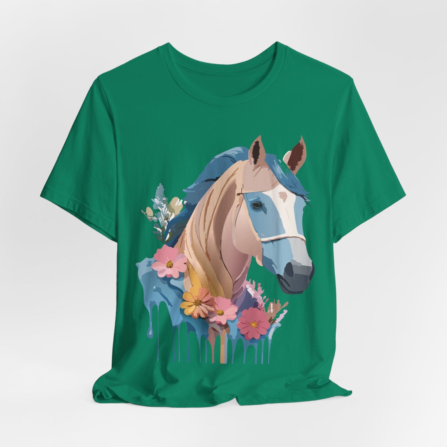 Horse Graphic Unisex 100 Cotton Vintage Animal Art T-Shirt 12