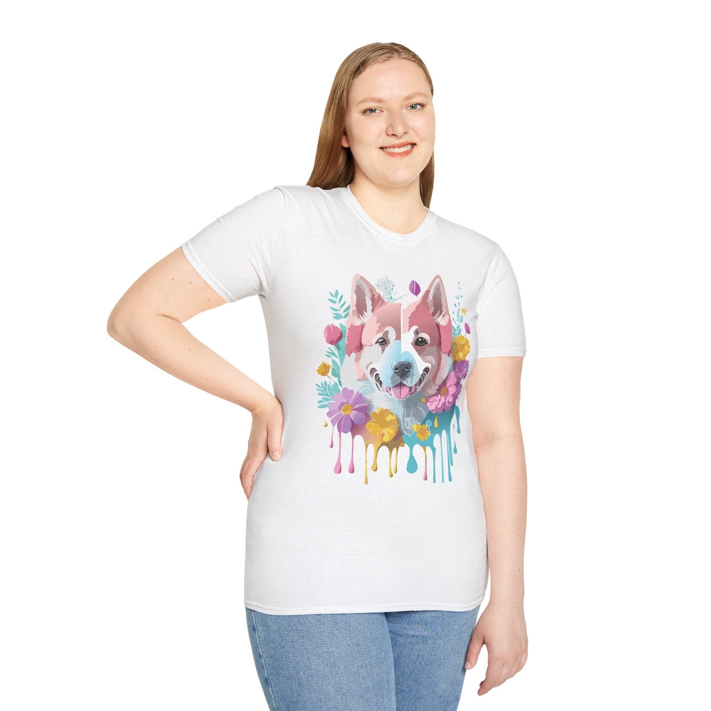 Dog Shirt Unisex Tee Softstyle Cotton Comfort for Animal Lovers
