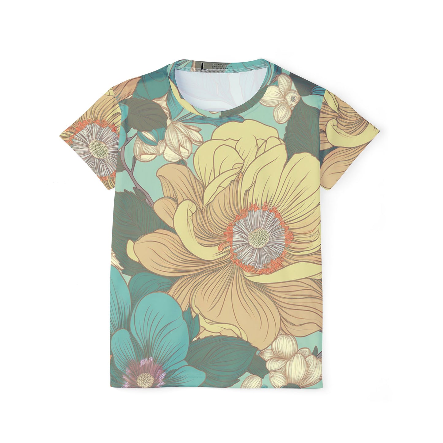 Women Poly Shirt with Floral Print F314