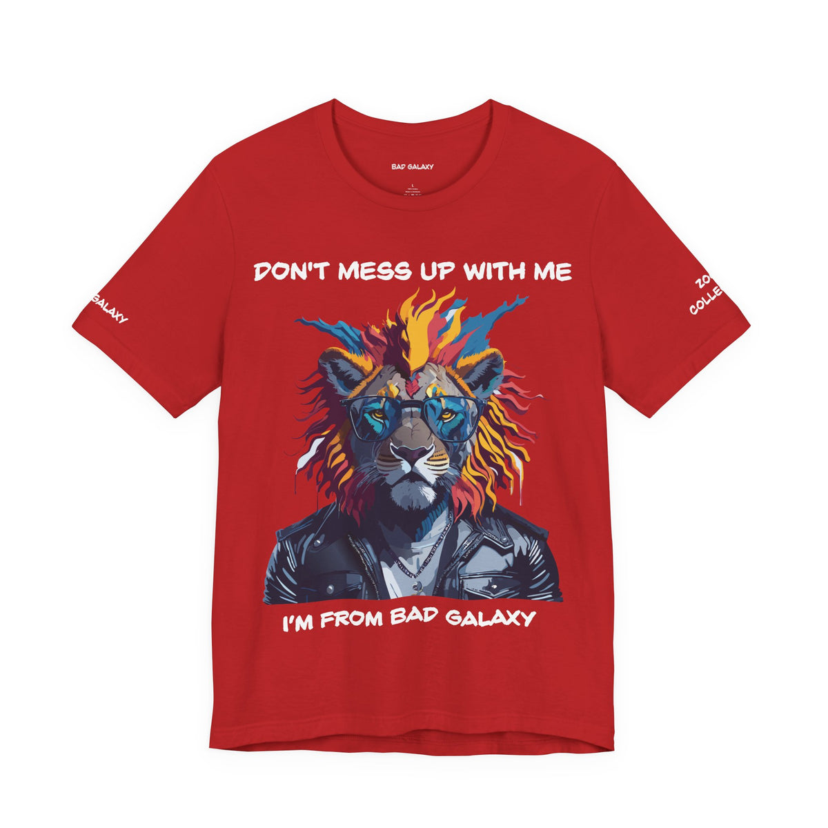Animal Graphic Unisex Cotton Bella+Canvas Tee with Art Design b6