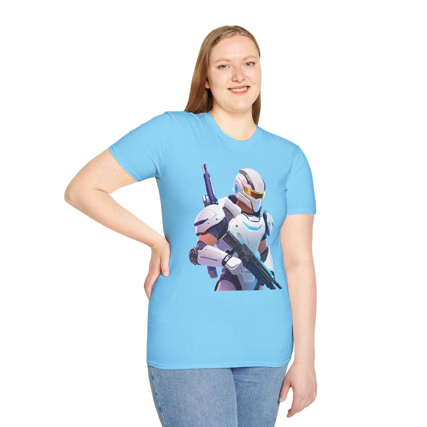 Robocop T Shirt Unisex Softstyle 64000 Gildan 100 Percent Ring Spun Cotton Graphic Tee