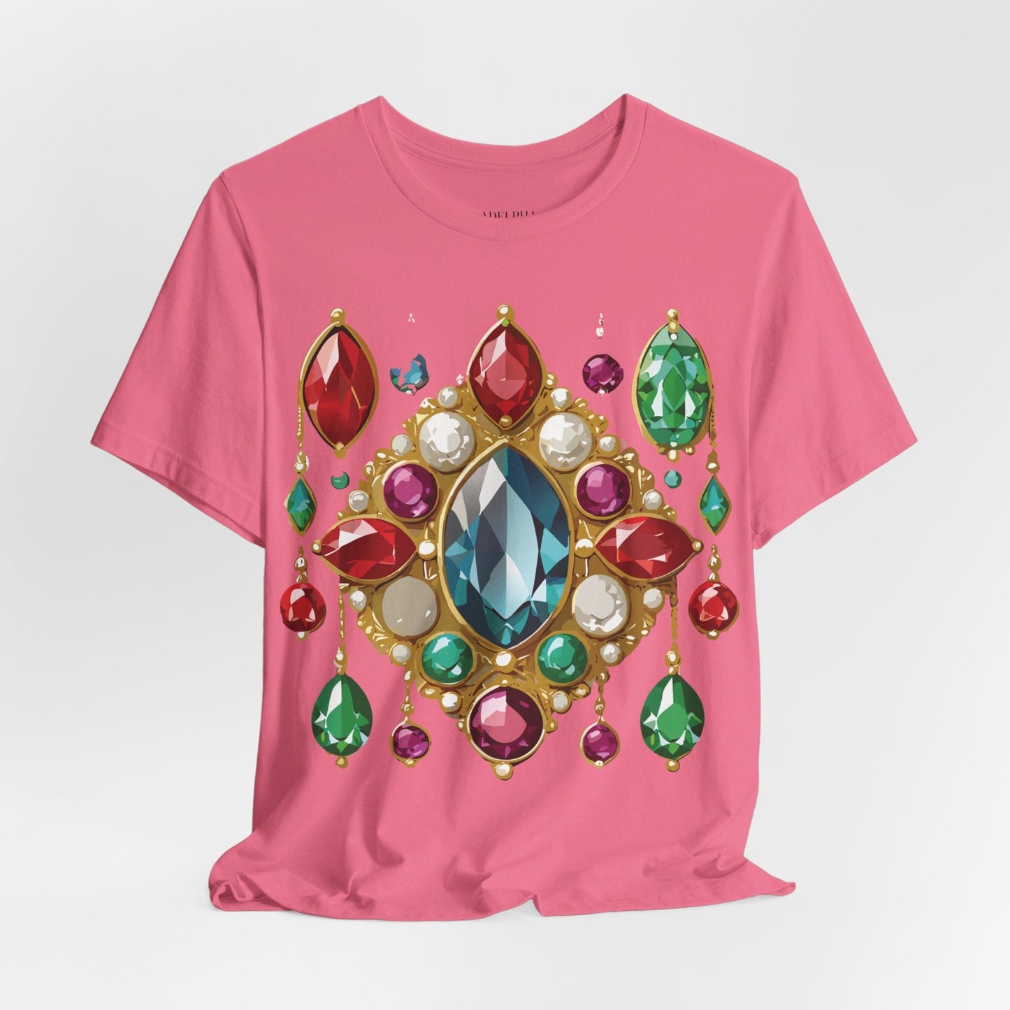 Jewelry Graphic Unisex 100 Cotton Vintage Treasure Art T-Shirt 44