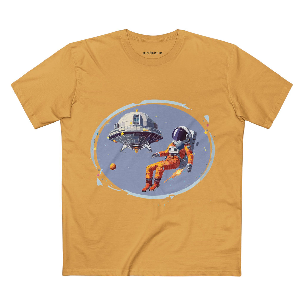 Cosmos Astronaut Graphic Tee Staple Unisex 100 Cotton Tee Shirt - CS-12