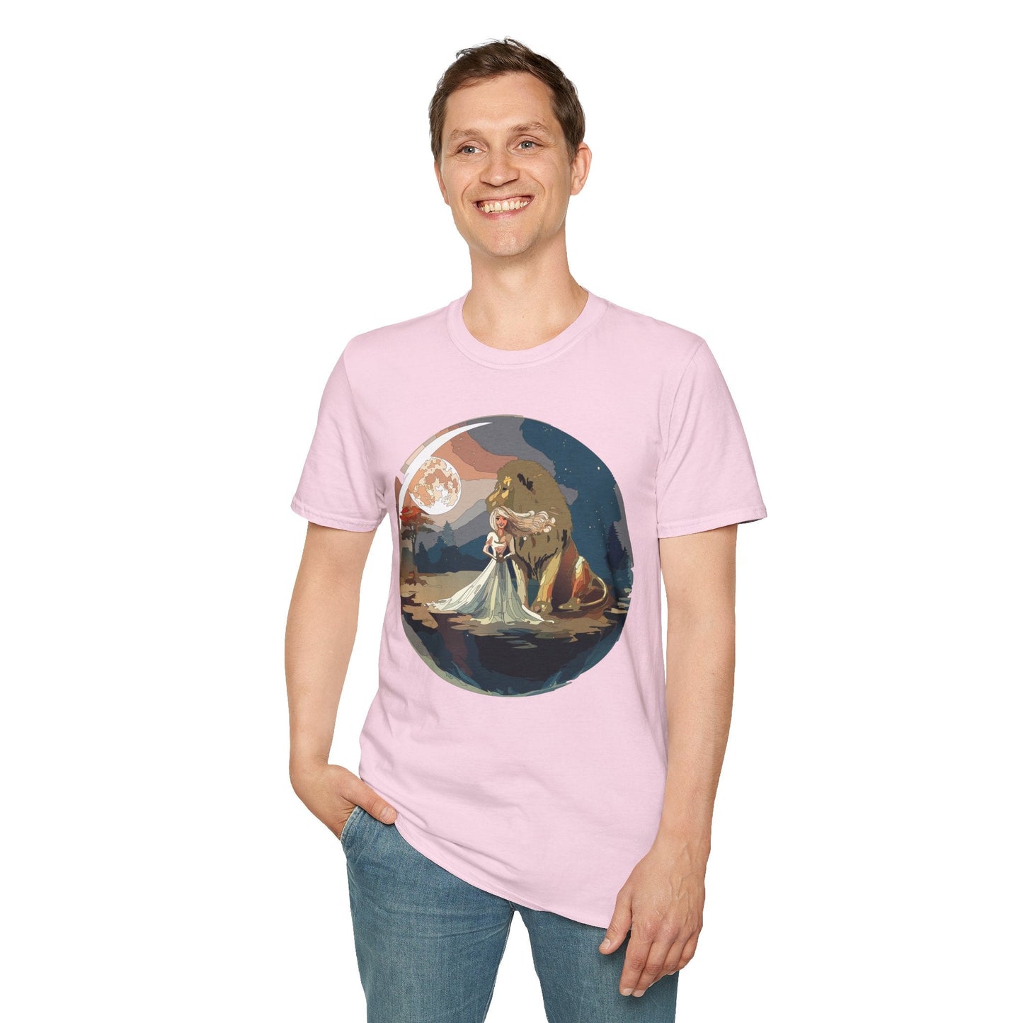 Womens Graphic T Shirt Art Design Unisex Softstyle 64000 Gildan Short Sleeve Tee