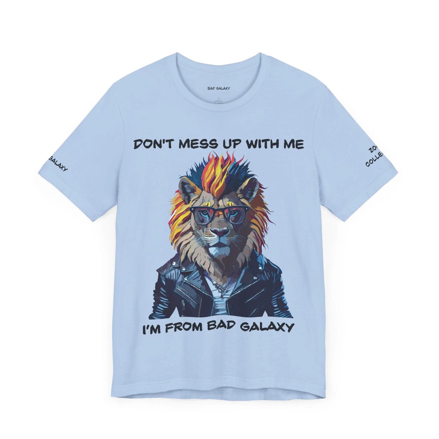 Animal T Shirt From Bad Galaxy Made To Order 100 Percent Cotton Tee Eco Friendly Non Toxic Inks USA