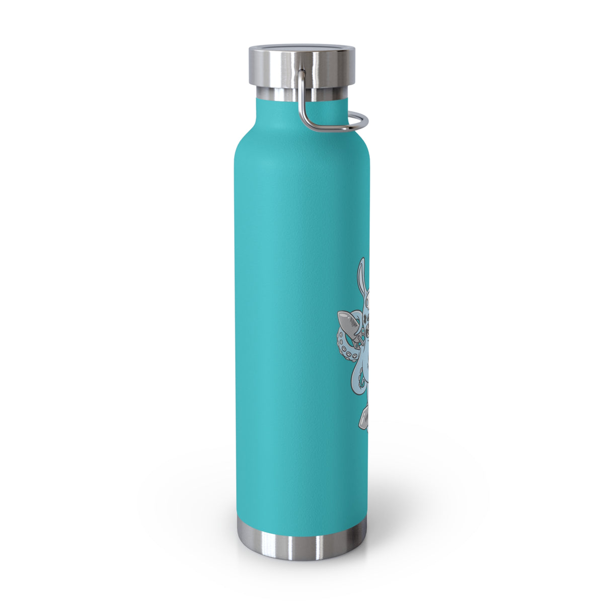 22oz Copper Insulated Water Bottle with Cartoon Design - CV74