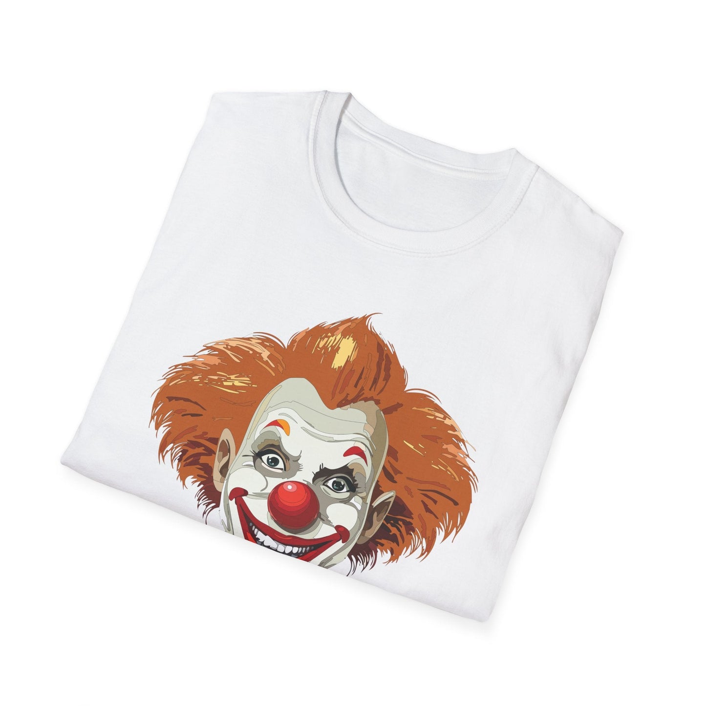 Clown Shirt Unisex Funny Man Circus Tee Softstyle Gildan 64000 Short Sleeve Shirt Premium