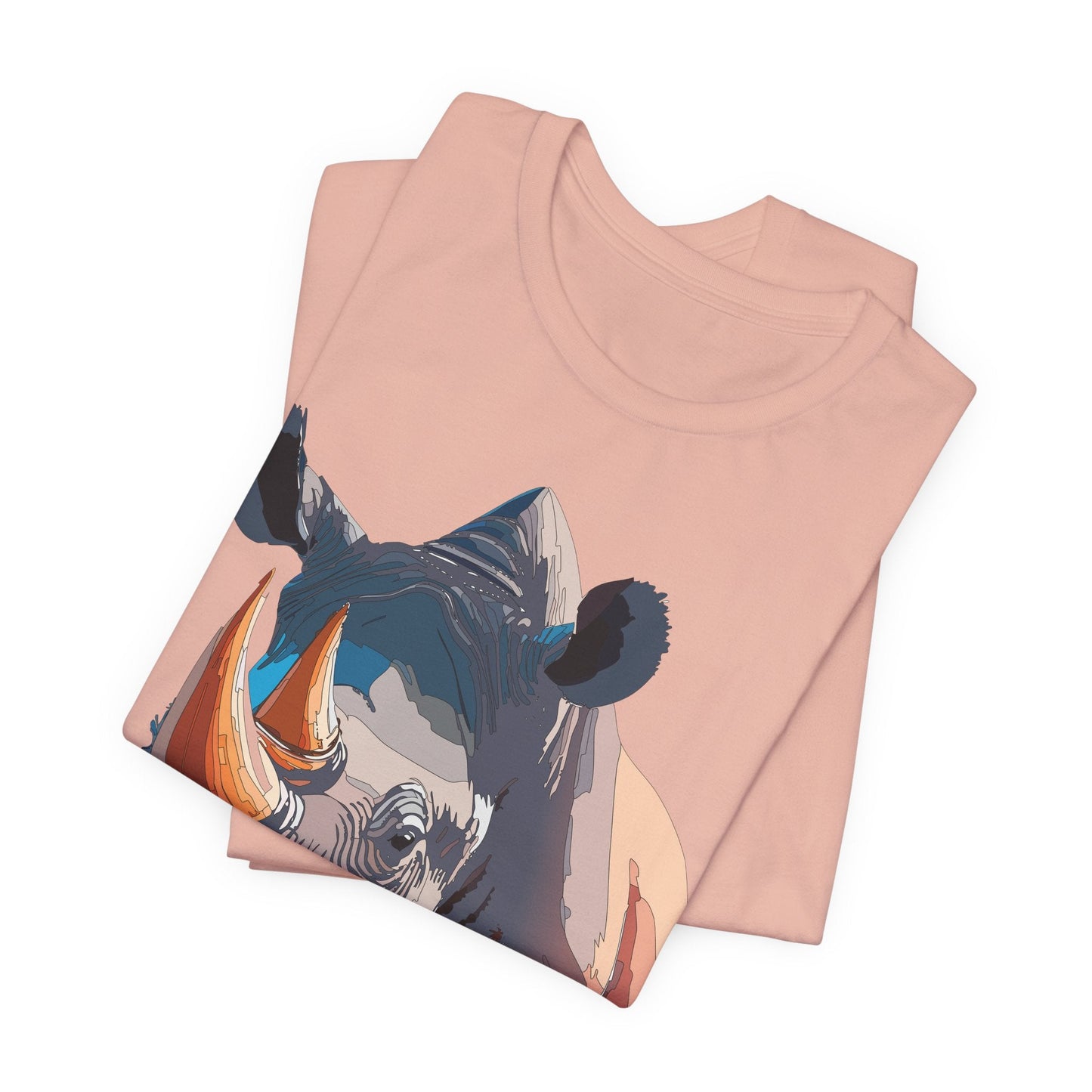 Unisex Animal Shirt Tee With Art Design Wild Animals Gildan Softstyle 64000 Graphic Tee