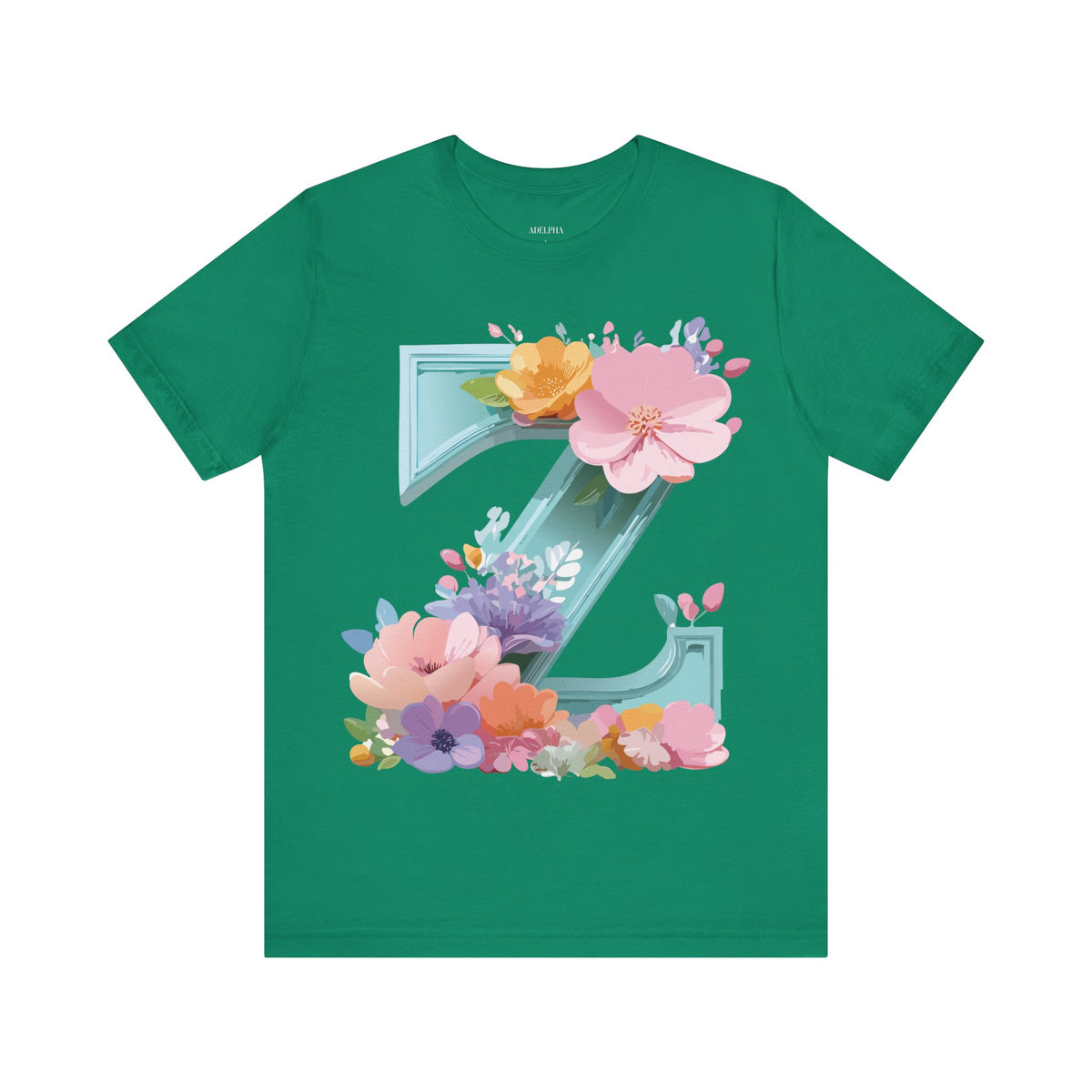 Letter Z Graphic Unisex Cotton Bella+Canvas Tee with Art Letter Design