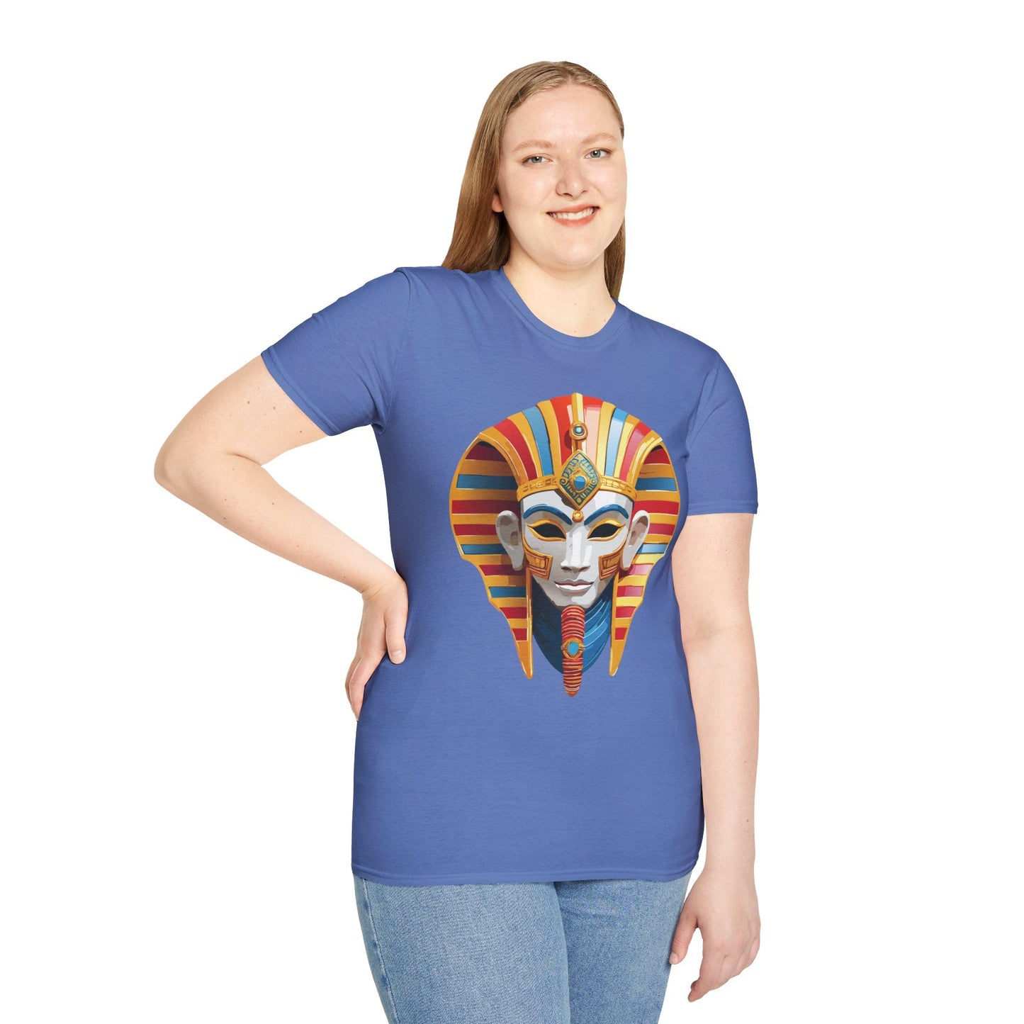 Mask Graphic Unisex Cotton Masquerade Design Artwork Tee 18