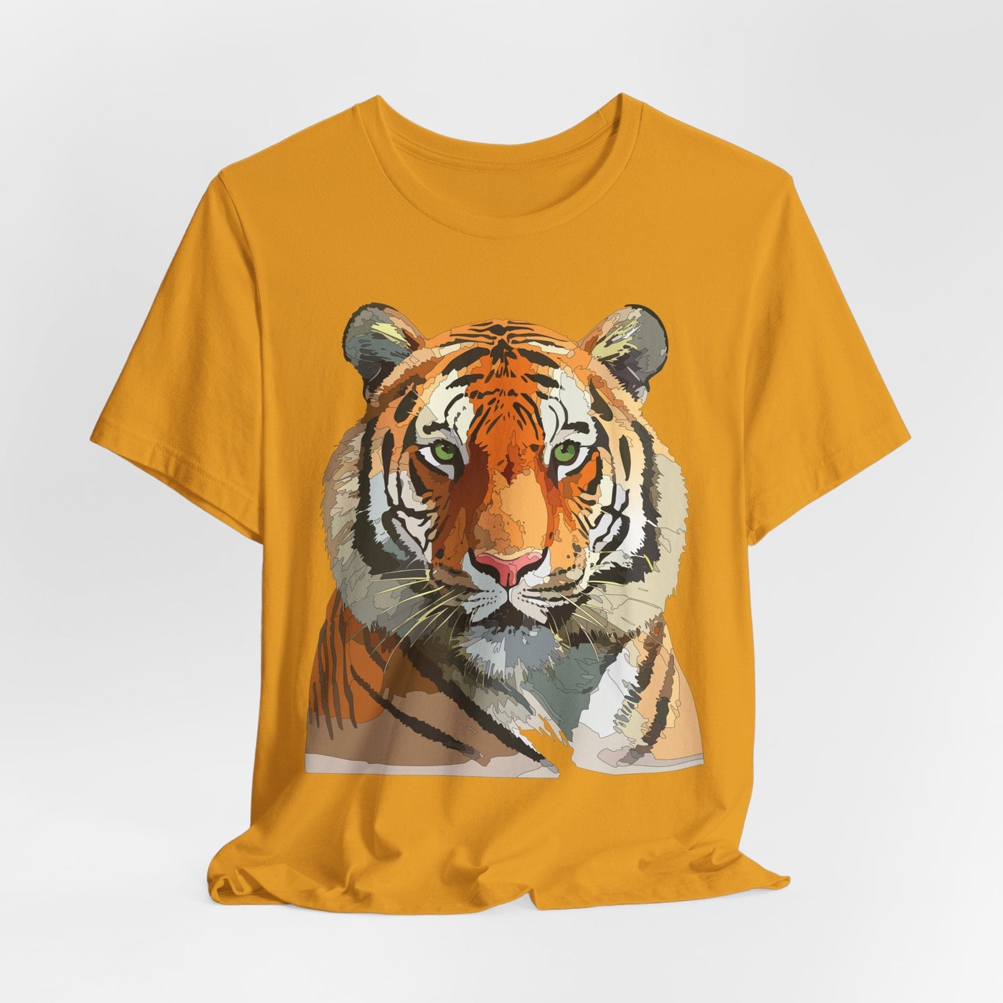 Unisex Animal Graphic Tee Shirt With Wildlife Art Design For Everyday Comfort Gildan 64000