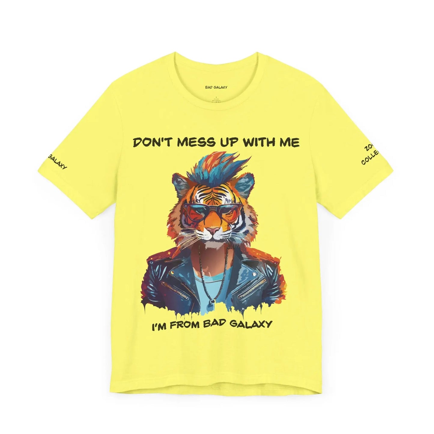 Animal T Shirt Bad Galaxy Made To Order Cotton Tee With Eco Friendly Inks Free Shipping USA