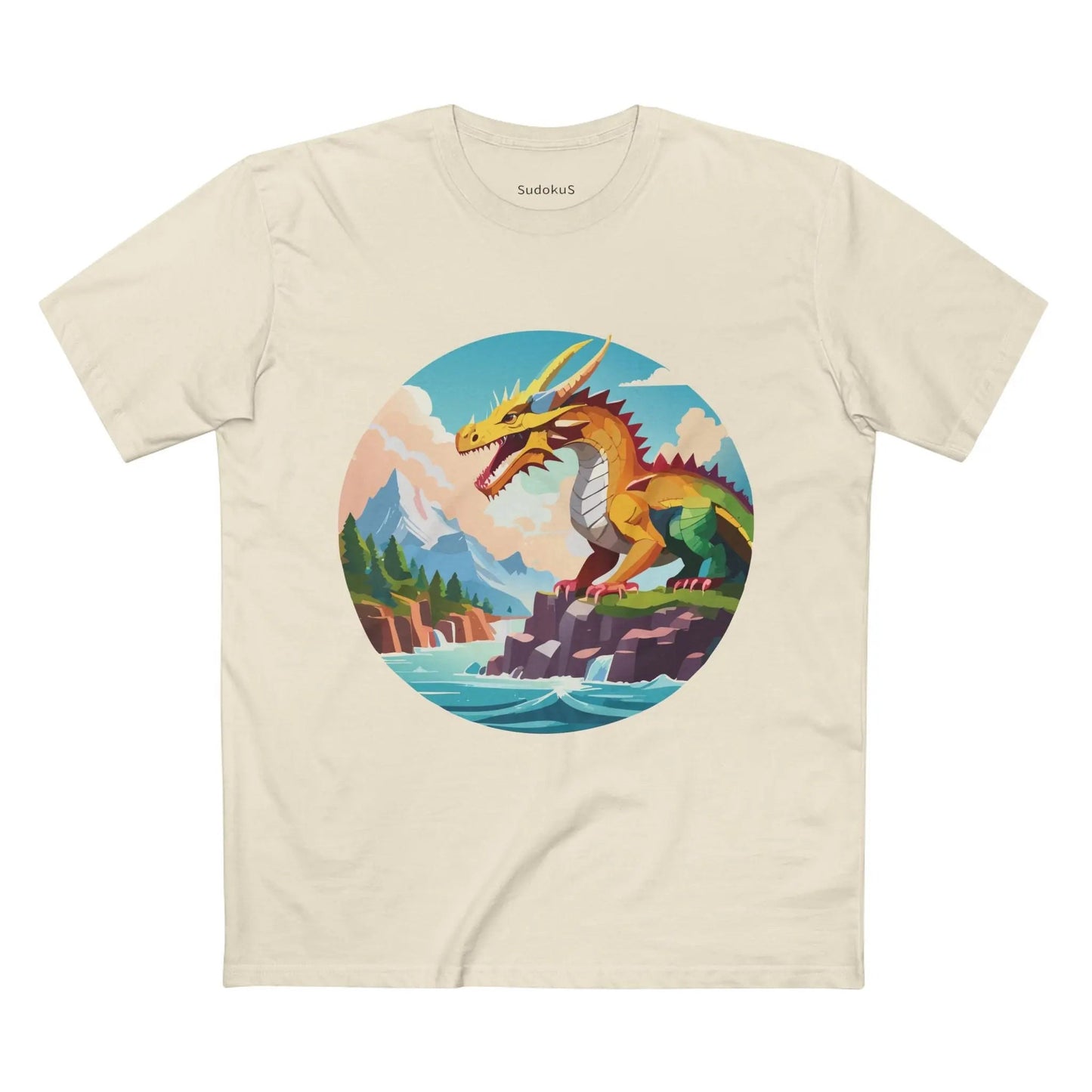 Dragon Graphic Unisex 100 Cotton Staple Tee 31