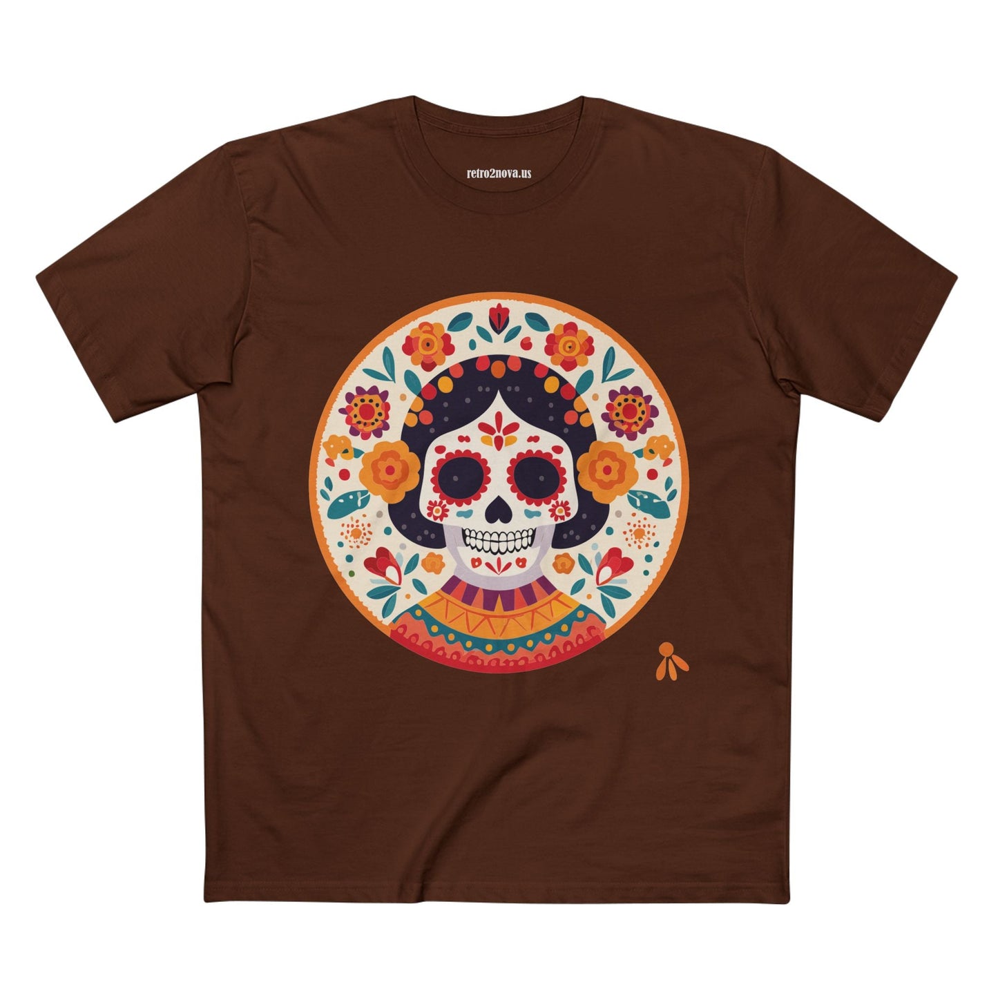 Skull Shirt Unisex Skeleton Tee Premium Cotton With Original Art Design Retro2Nova SS52