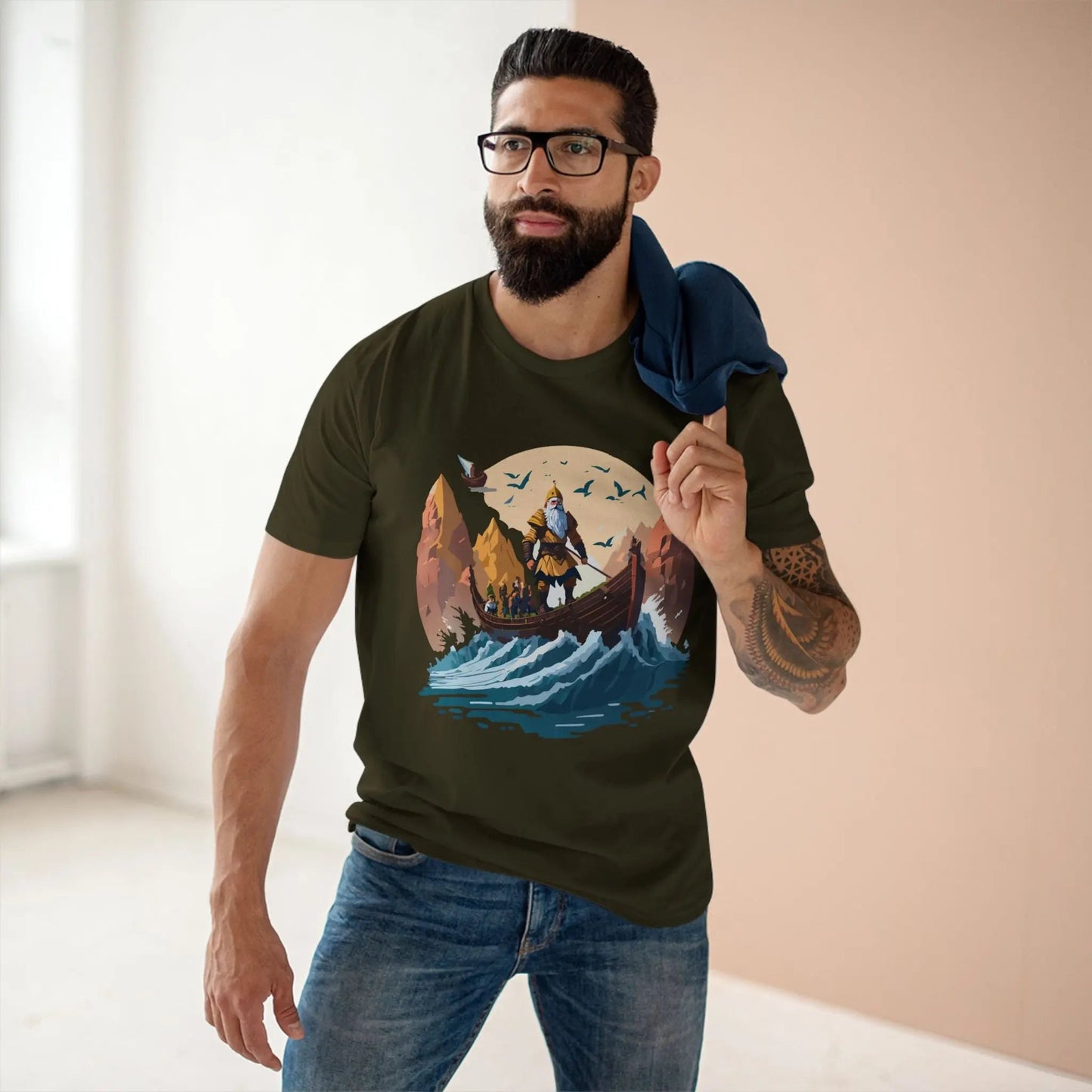 Viking Graphic Unisex 100 Cotton Staple Tee 31