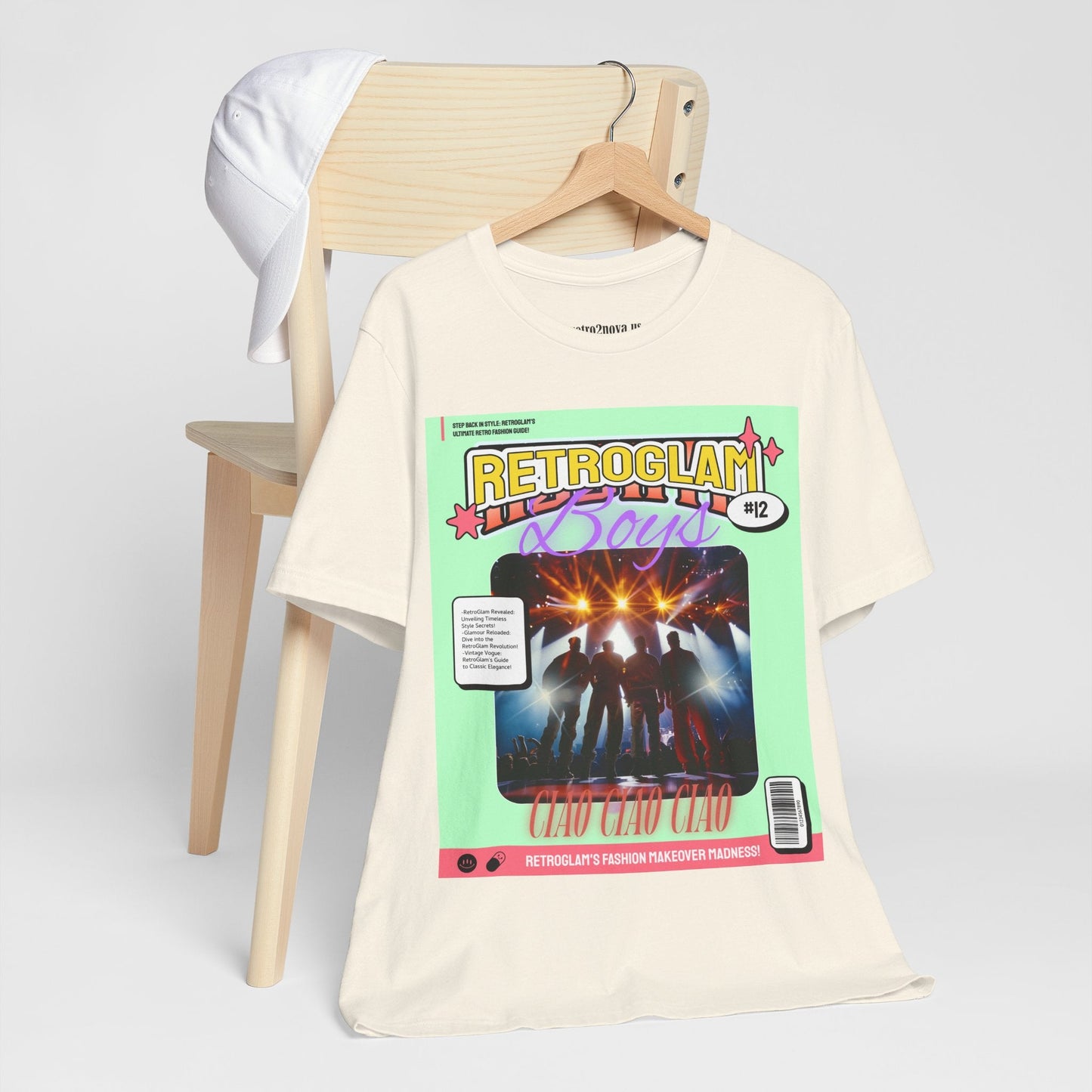 Magazine Cover Shirt Unisex Short Sleeve Tee Lightweight Breathable Fabric