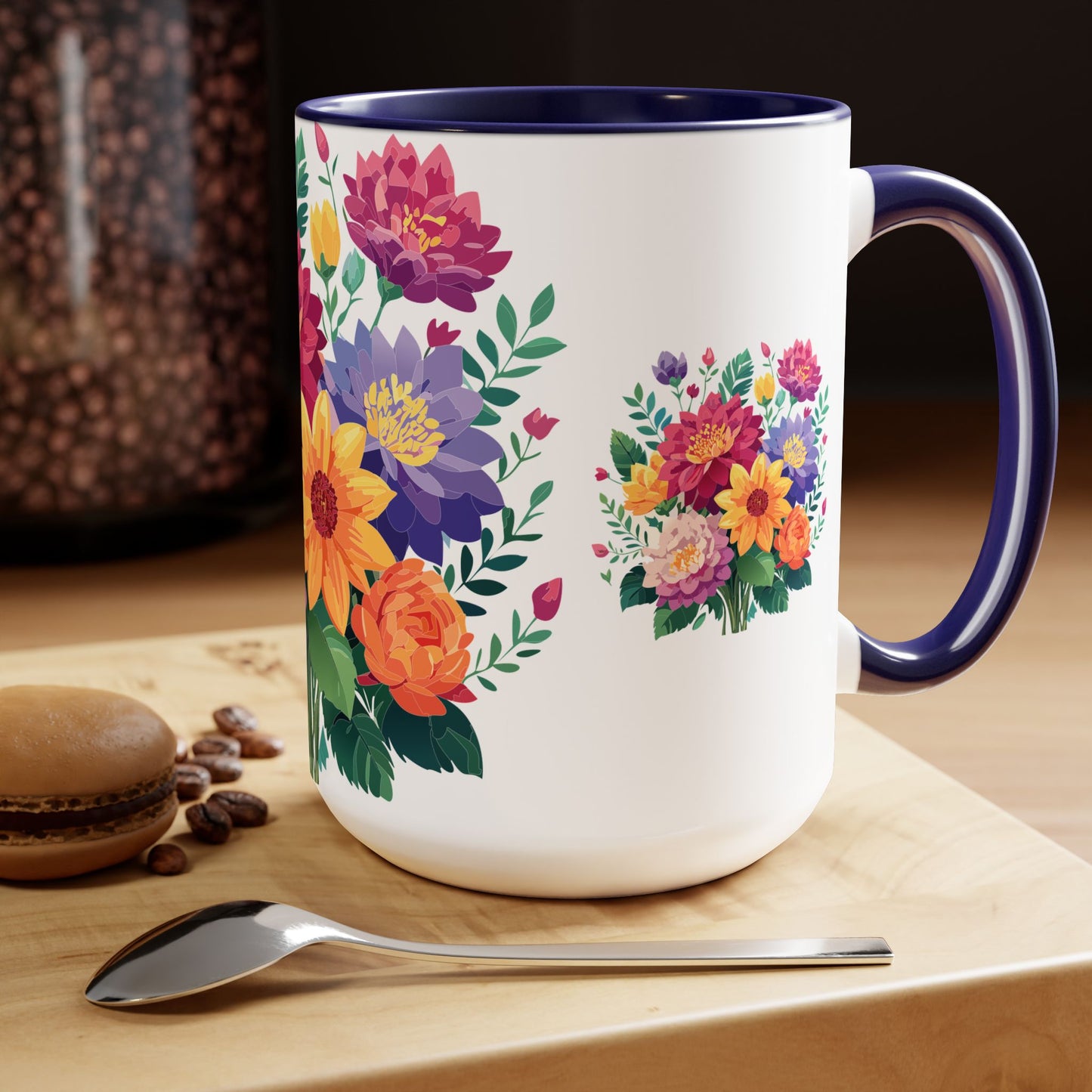 Floral Mug, Floral Cup
