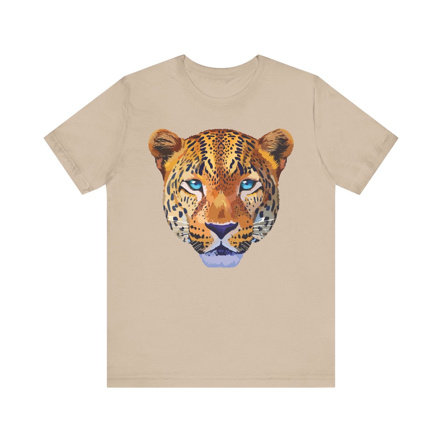 Unisex Animal Print Tee Shirt With Art Design Wild Animals Graphic Tee For Everyday Wear