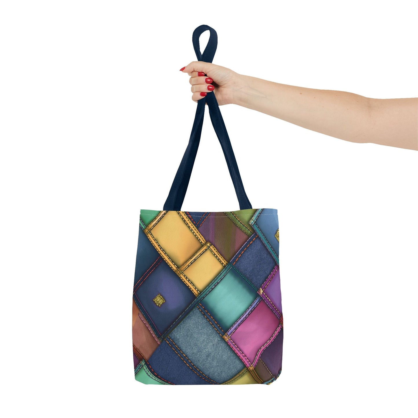 Denim Canvas Bag, Tote Bag Denim Printify