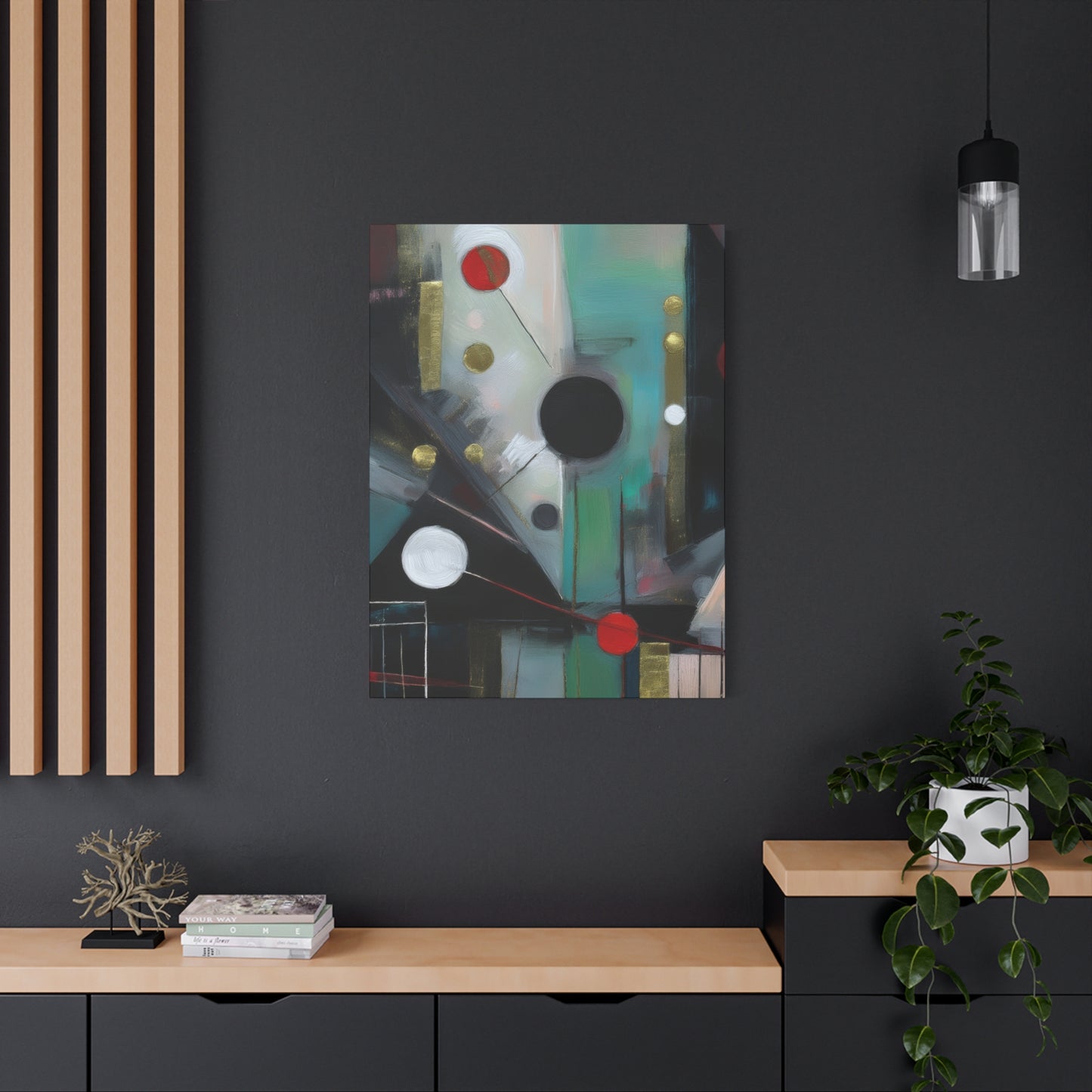 Abstract Oil Painting Print Canvas 20x24,20x30,24x30 24x32,24x36,30x40 32x48,36x48,40x60 Pine-Wood Inner Frame ABS-158
