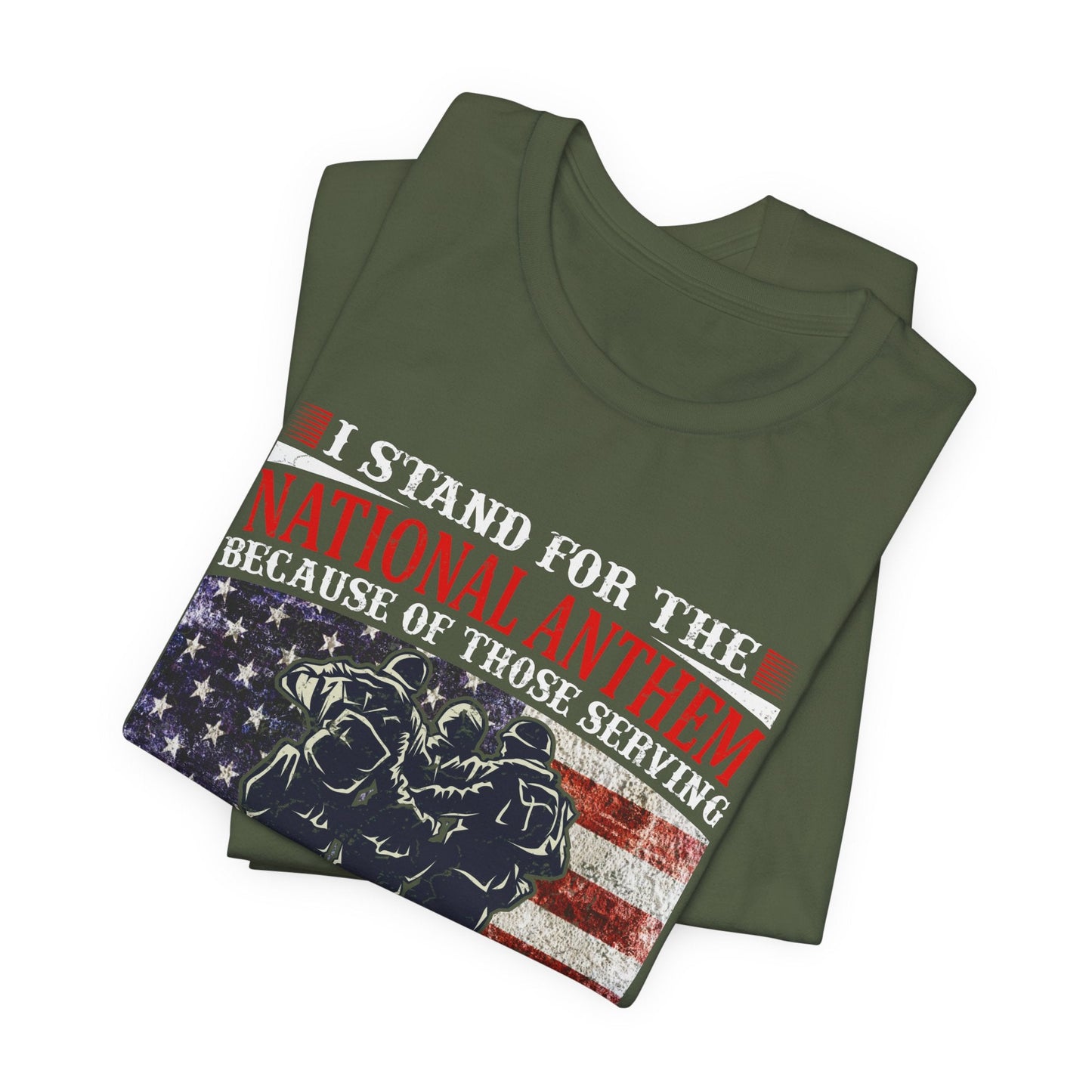 Army Veteran Patriotic Graphic Design Unisex Cotton T-Shirt v36