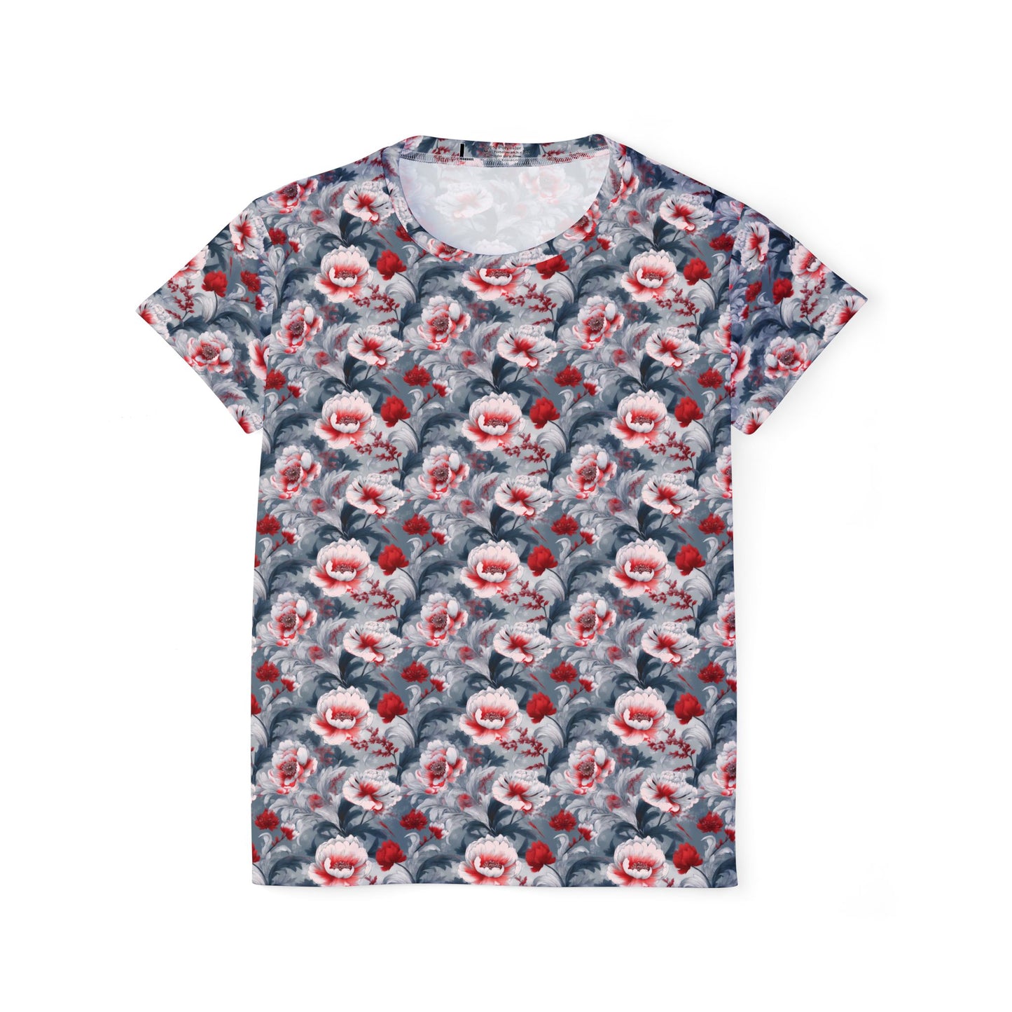 Women Poly Shirt with Floral Print F342