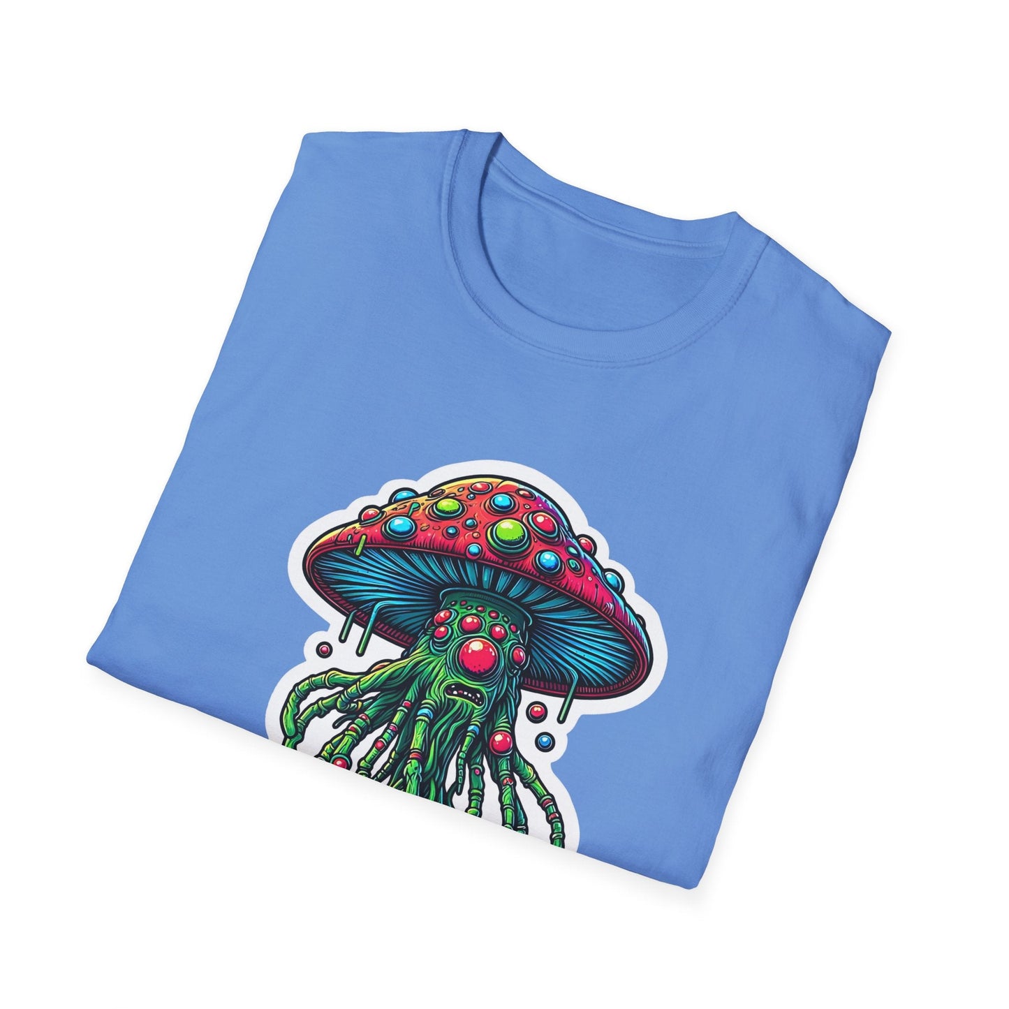 Mashroom Tee Shirt Unisex Funny Mashroom Shirt With Fungus Art Design Gildan Softstyle 64000