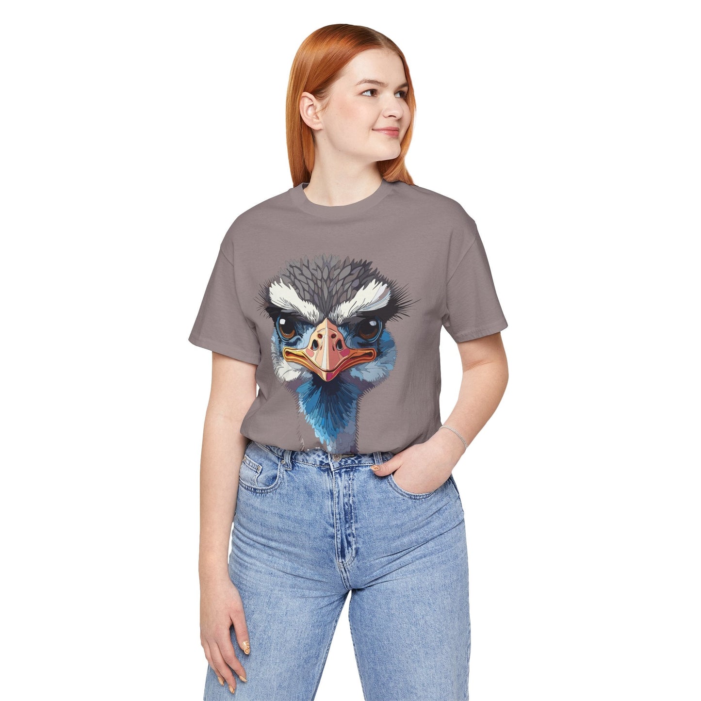 Unisex Animal Tee Shirt With Wildlife Art Design For Men And Women Gildan Softstyle 64000