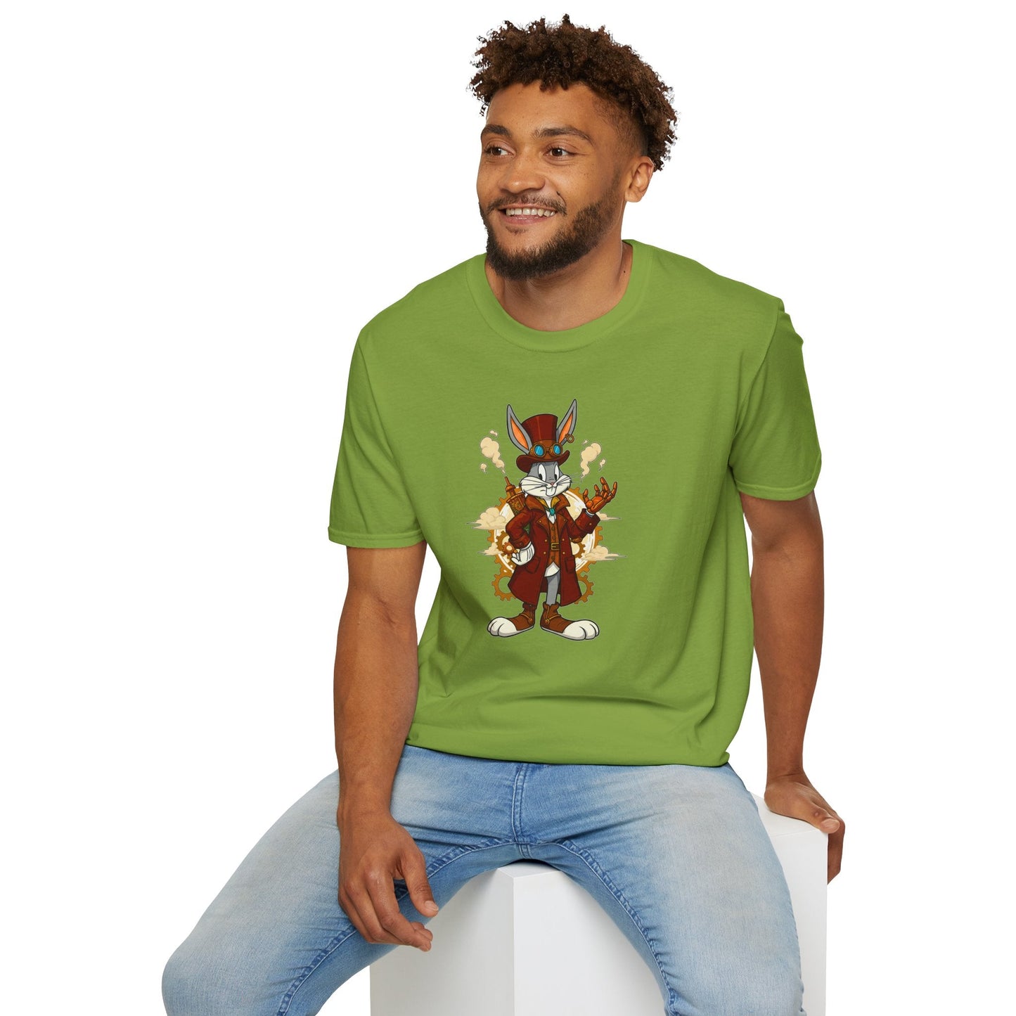 Bugs Bunny Shirt Cartoon T Shirt Unisex Gildan Softstyle 64000 Cotton Tee For Animation Fans