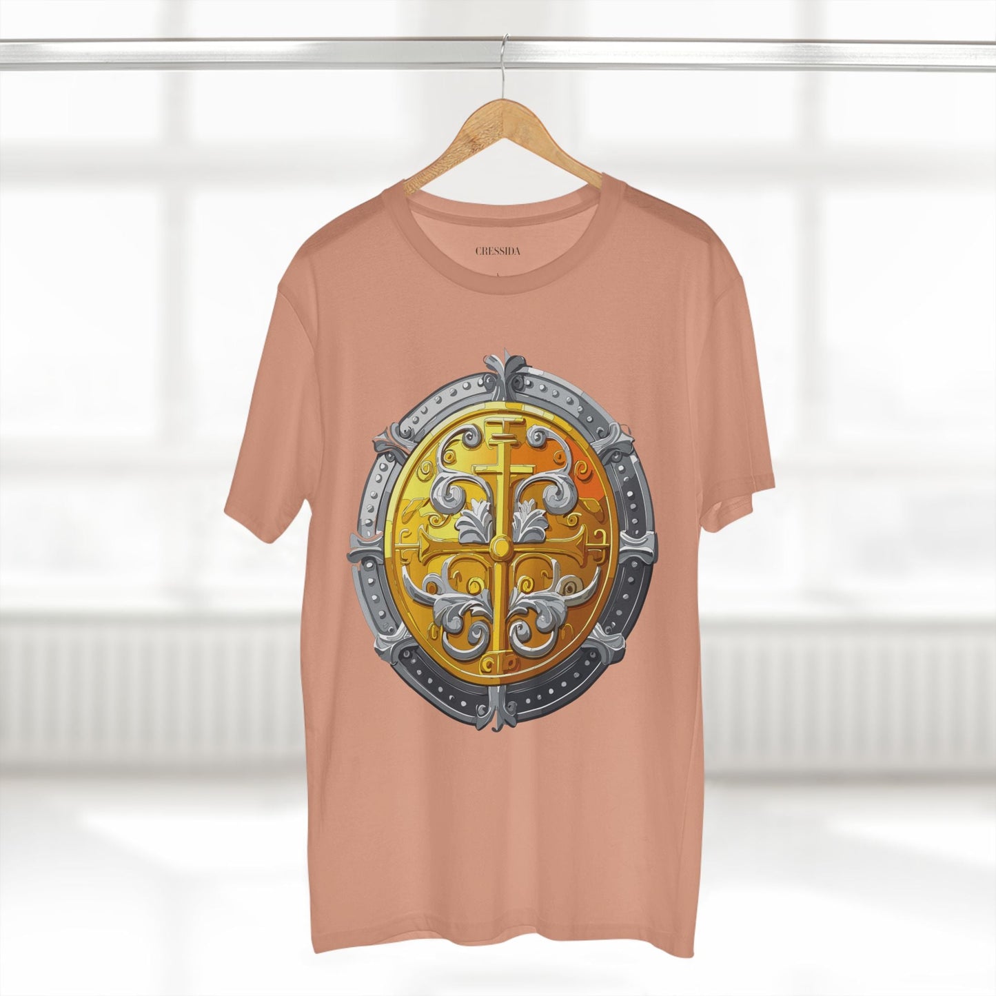 Antique Gold Coin Graphic Design T-Shirt Unisex 100 Cotton With Golden Print Artwork Tee 19