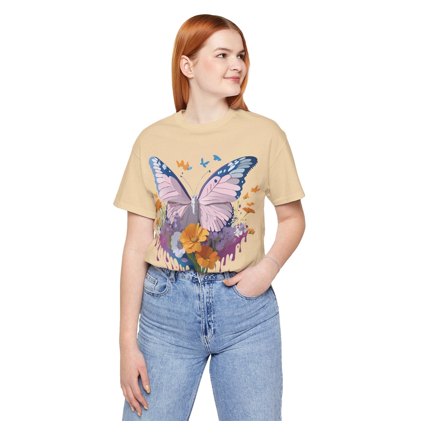 Adelpha Butterfly Graphic Tee Unisex Vintage Inspired Art Design Short Sleeve