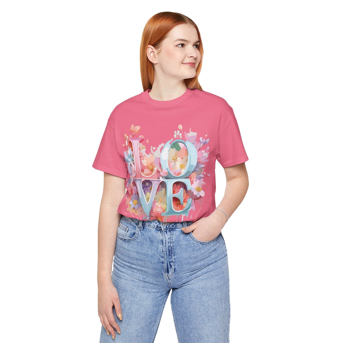 Valentine Graphic Tee Unisex Jersey Short Sleeve Art Design By Adelpha Premium Vintage