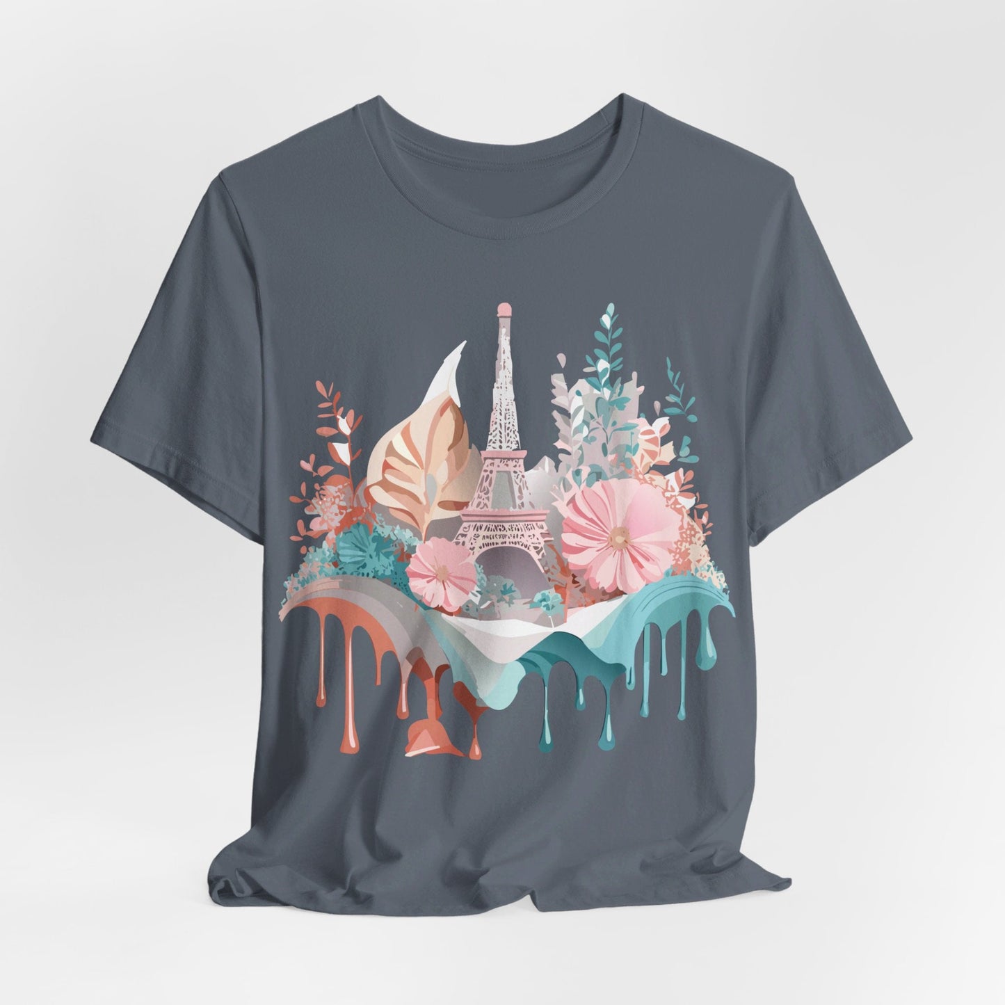 Unisex Paris Graphic T Shirt By Adelpha Vintage Inspired Art Tee Short Sleeve Casual Wear
