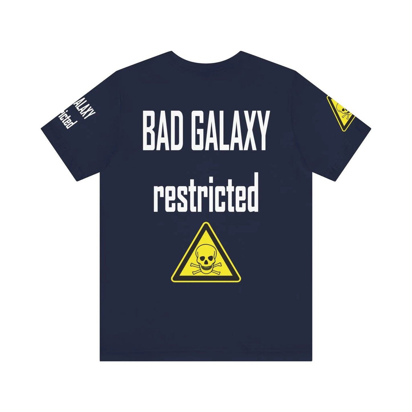 Bad Galaxy Skull T Shirt Made To Order 100 Percent Cotton Eco Friendly Inks USA Designed