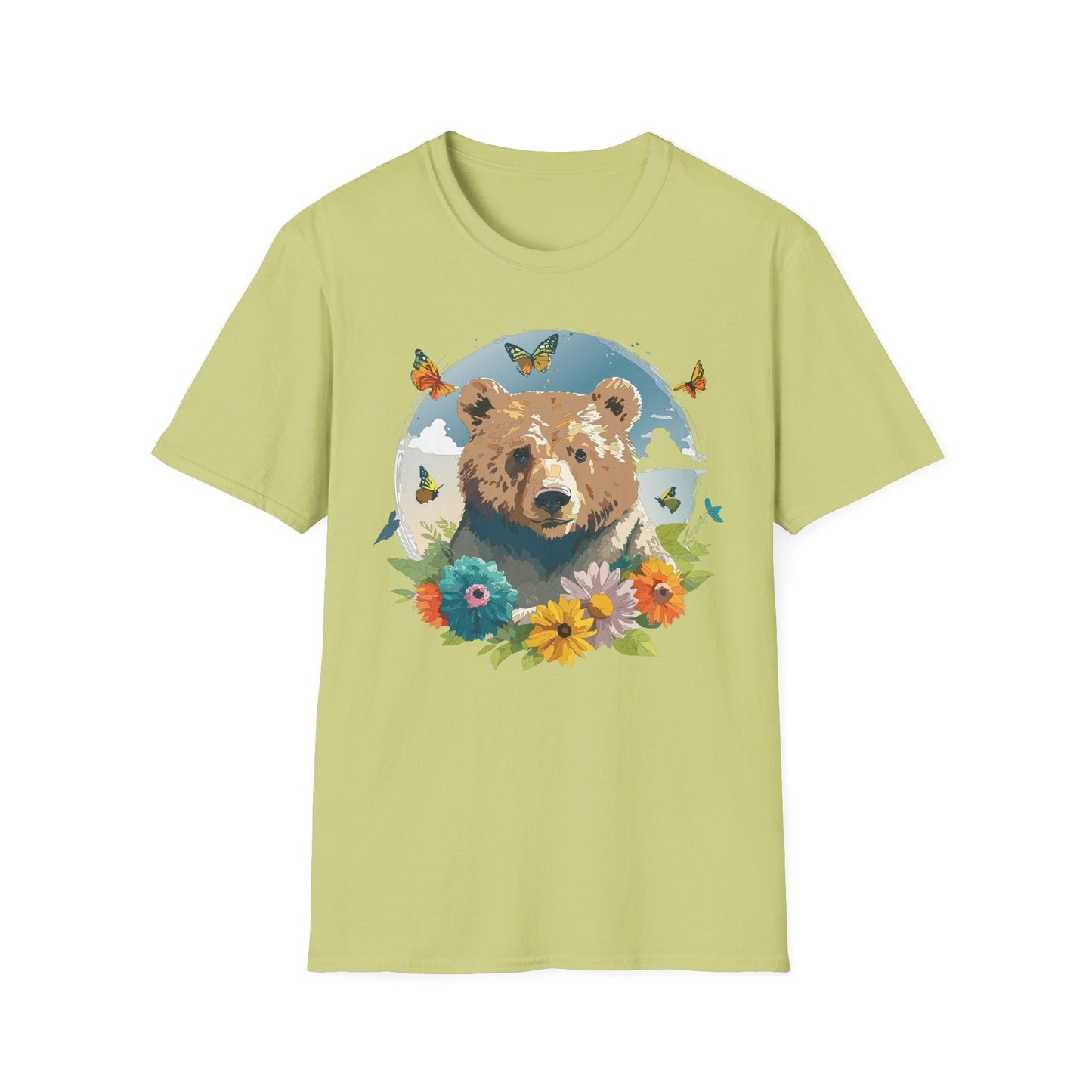 Bear T Shirt Unisex Teddy Bear Tee Softstyle 64000 Ring Spun Cotton Tee Lightweight Breathable