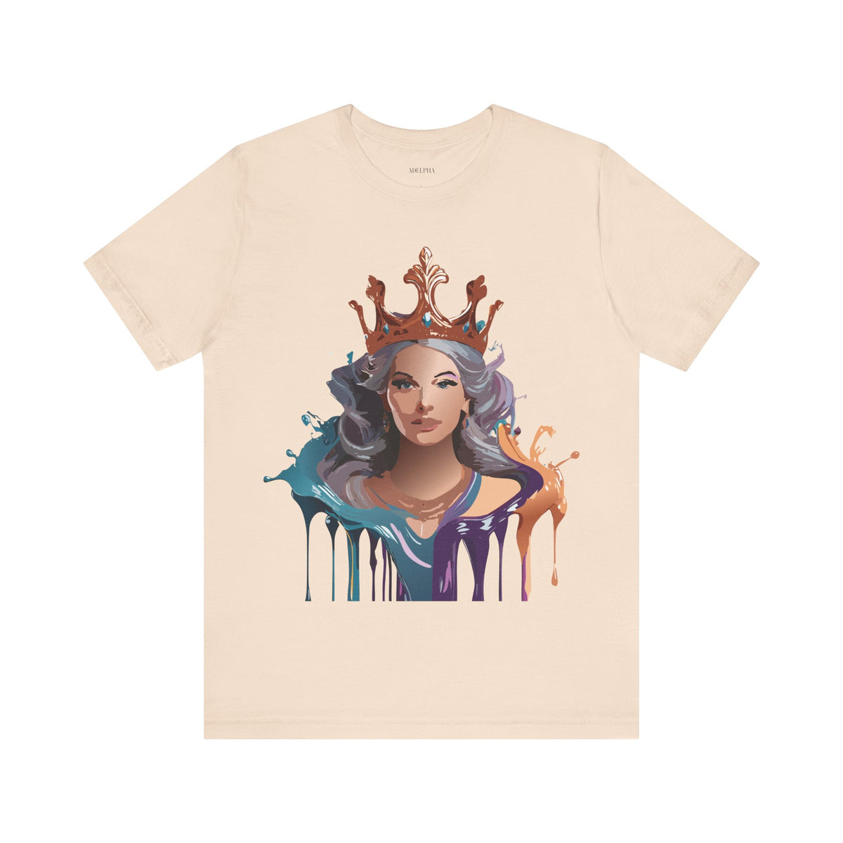 Queen Graphic Unisex Cotton Bella+Canvas Tee with Art Design m184