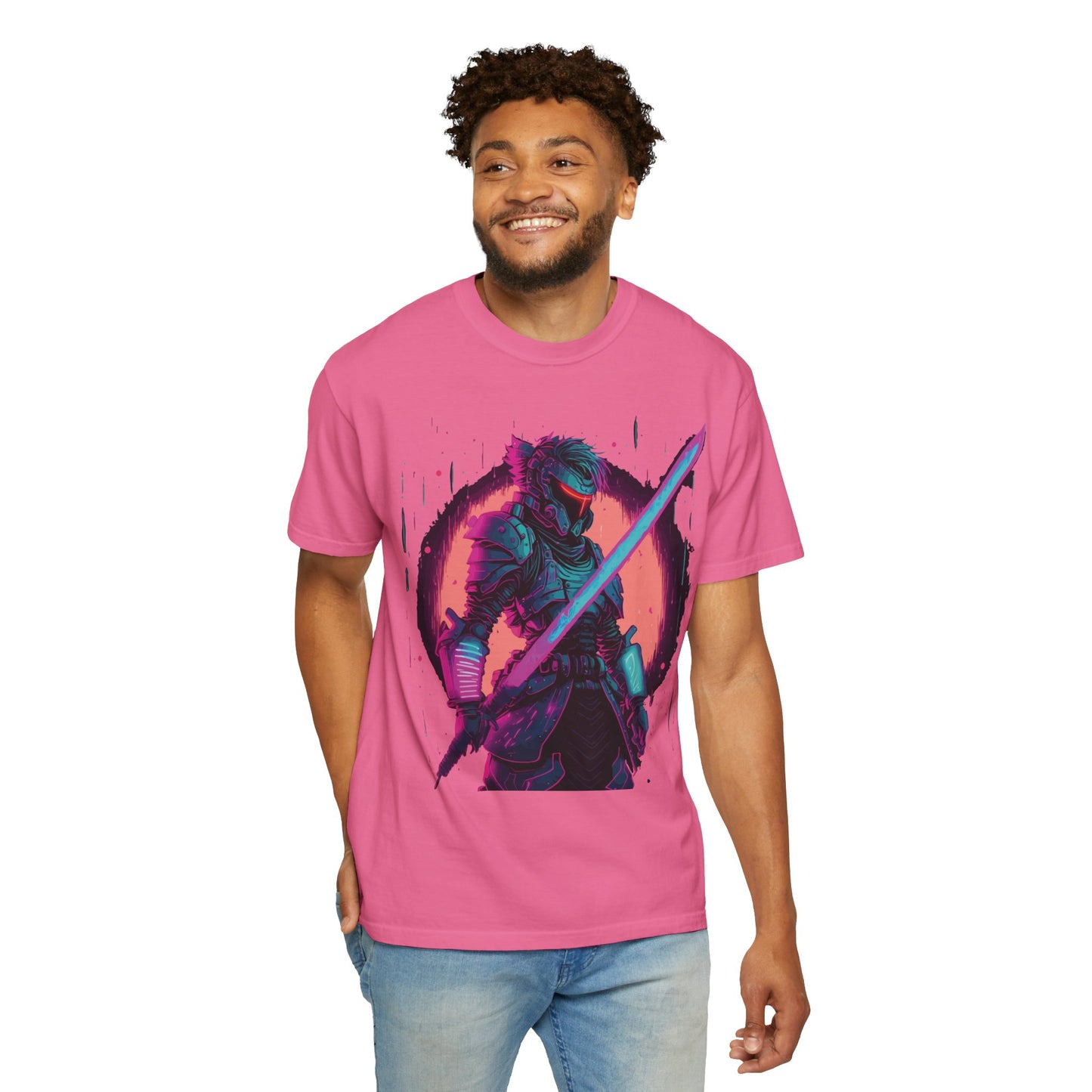 Unisex T-shirt with Knight in Armor