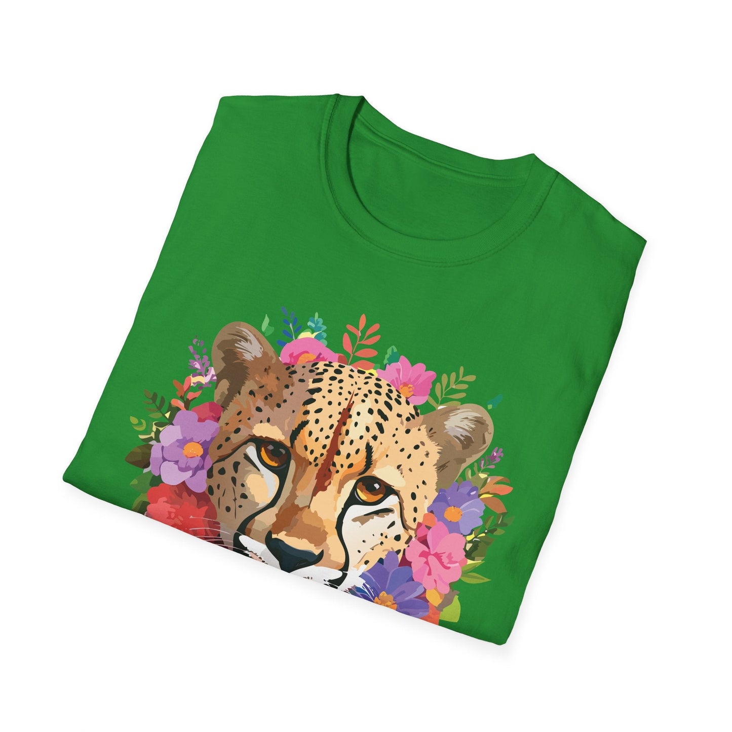Cheetah Print Shirt Softstyle Tee Gildan 64000 100 Percent Ring Spun Cotton