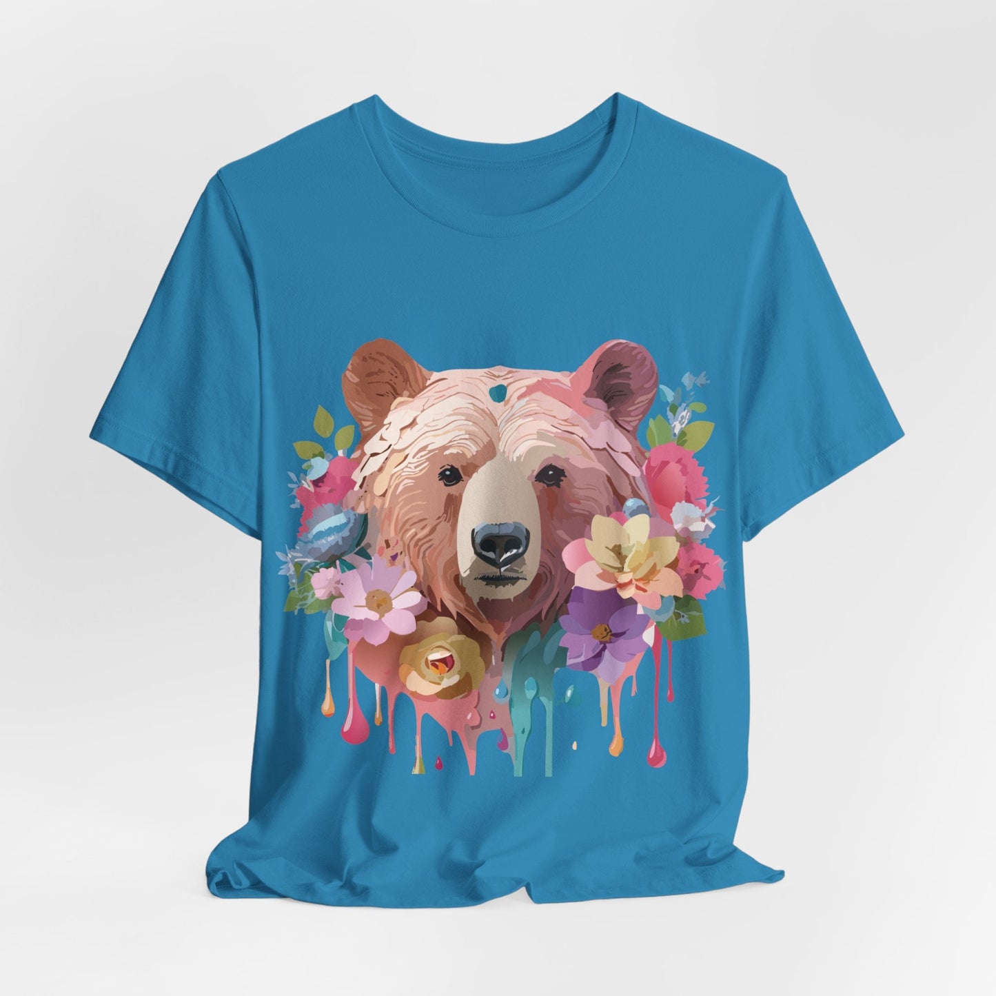 Bear Graphic T Shirt Unisex Adelpha Vintage Art Design Tee Edition