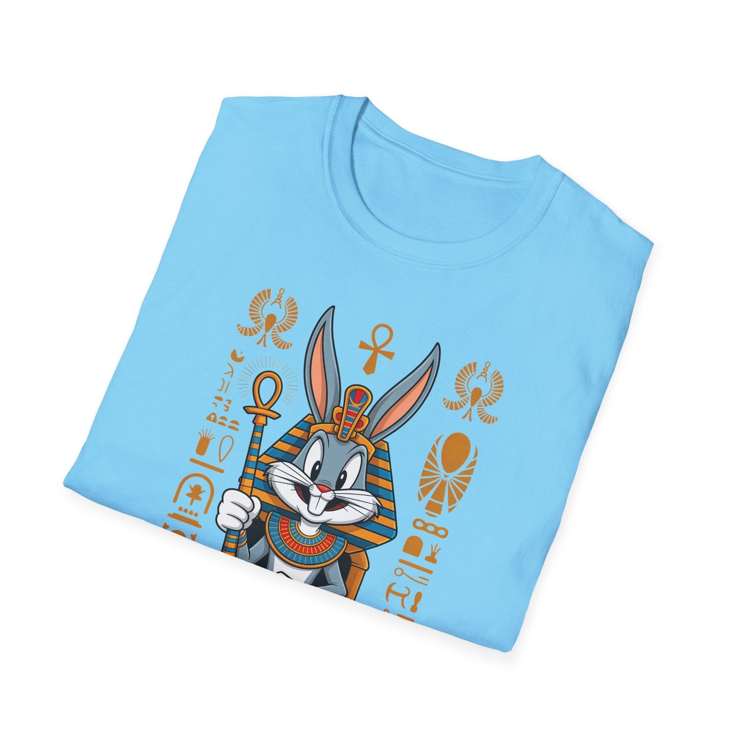 Bugs Bunny T Shirt Unisex Softstyle 64000 Cartoon Animation Tee Ring Spun Cotton