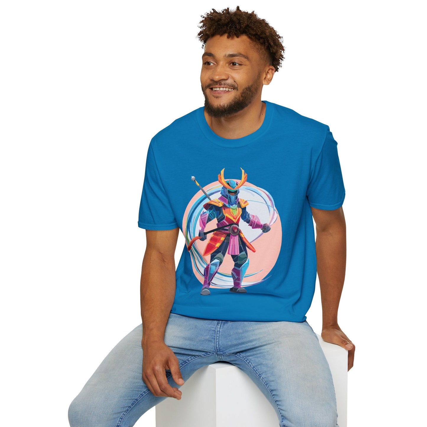 Samurai Shirt Unisex Softstyle T Shirt Gildan 64000 Ring Spun Cotton Tee For Everyday Comfort