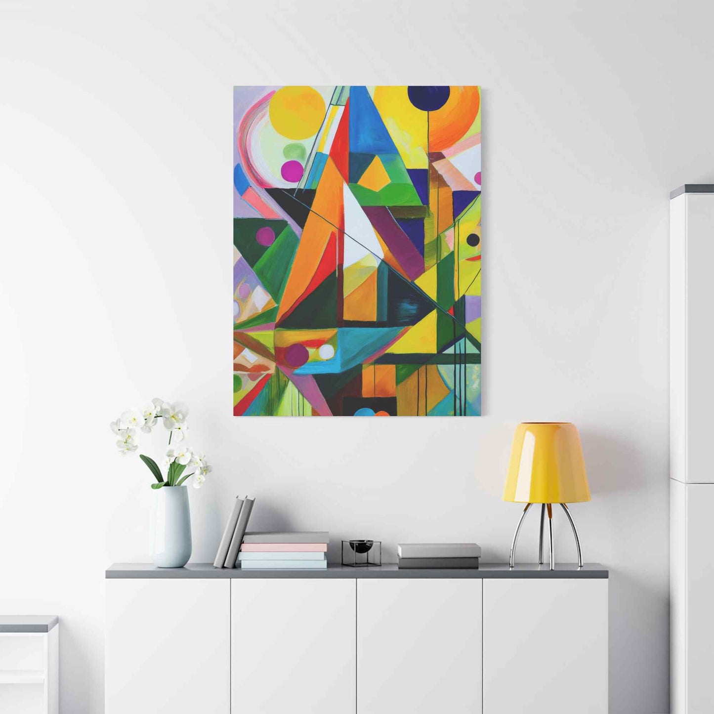 Abstract Painting Print Canvas 20x24,20x30,24x30, 24x32,24x36,30x40, 32x48,36x48,40x60 Pine-Wood Inner Frame ABS-13