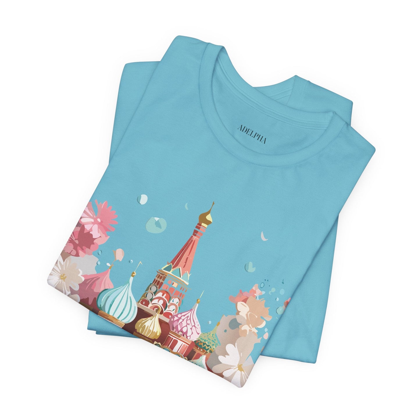 Unisex Graphic Tee With Vintage Moscow Artwork By Adelpha Premium Short Sleeve Shirt