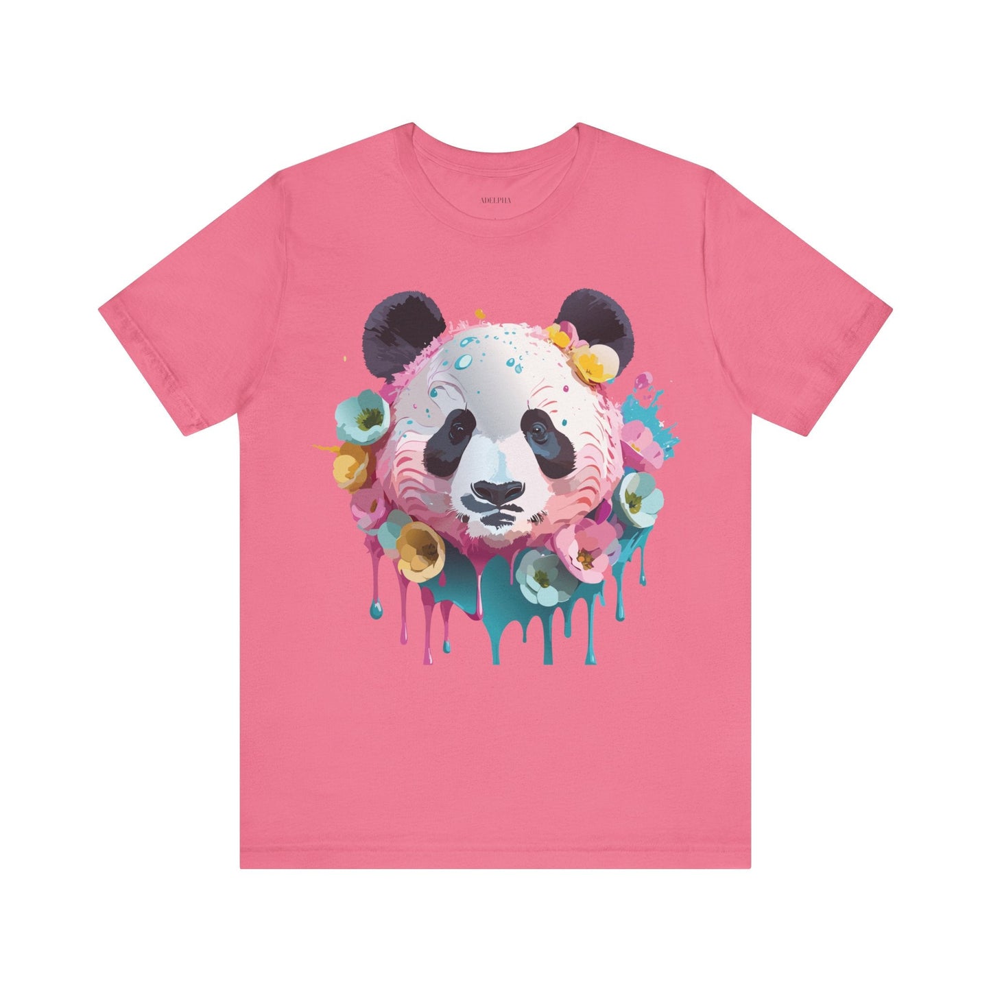 Panda Graphic Unisex 100 Cotton Vintage Art with Animal T-Shirt 6