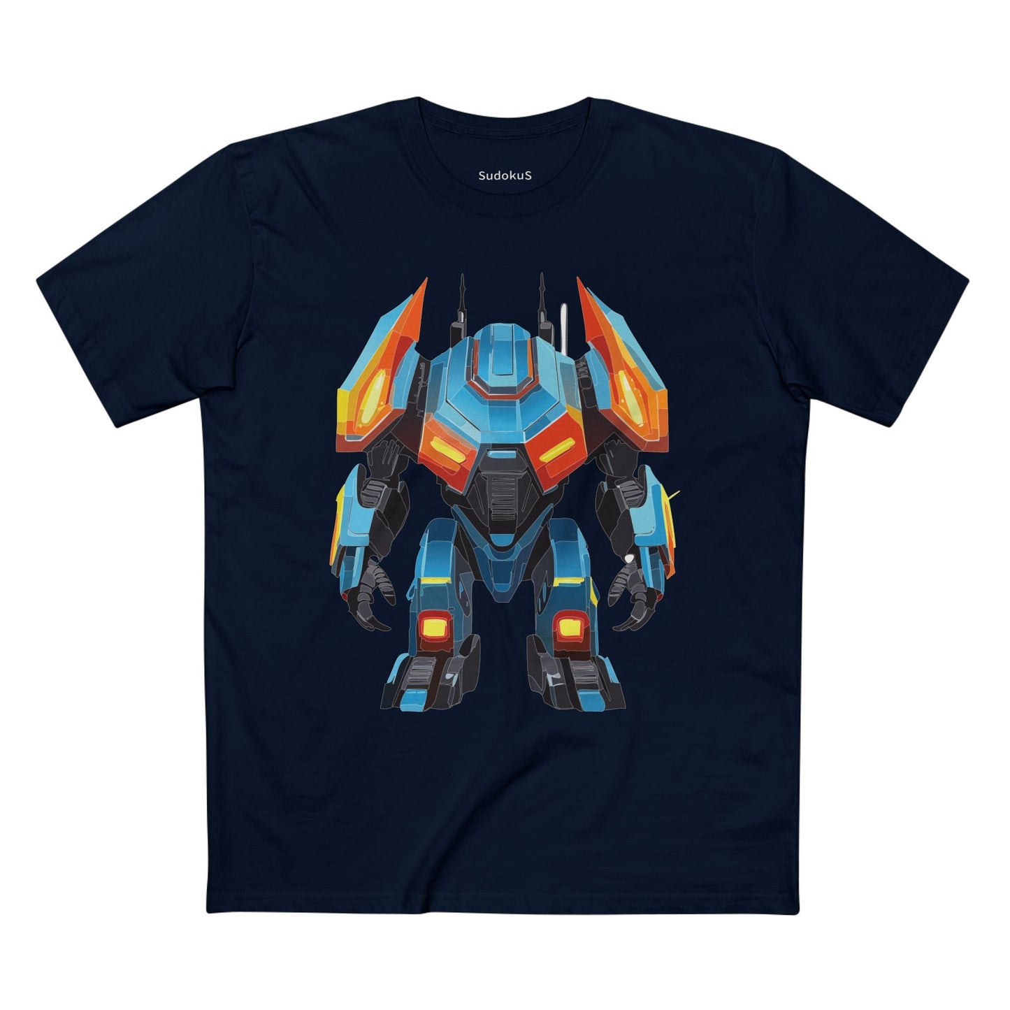 Cyborg Robot Graphic Unisex 100 Cotton Staple Tee 7