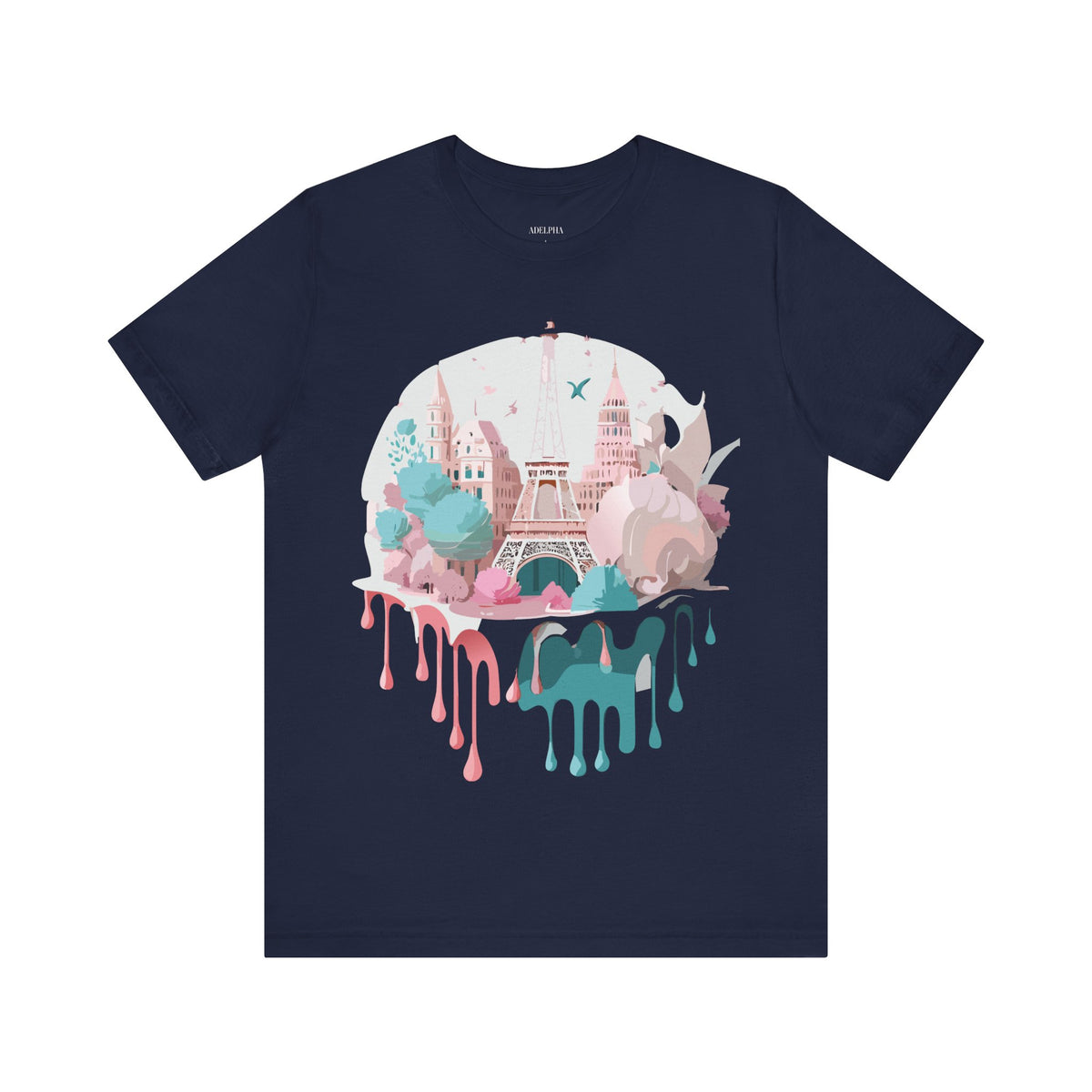 Unisex Cotton Bella+Canvas Tee with Paris