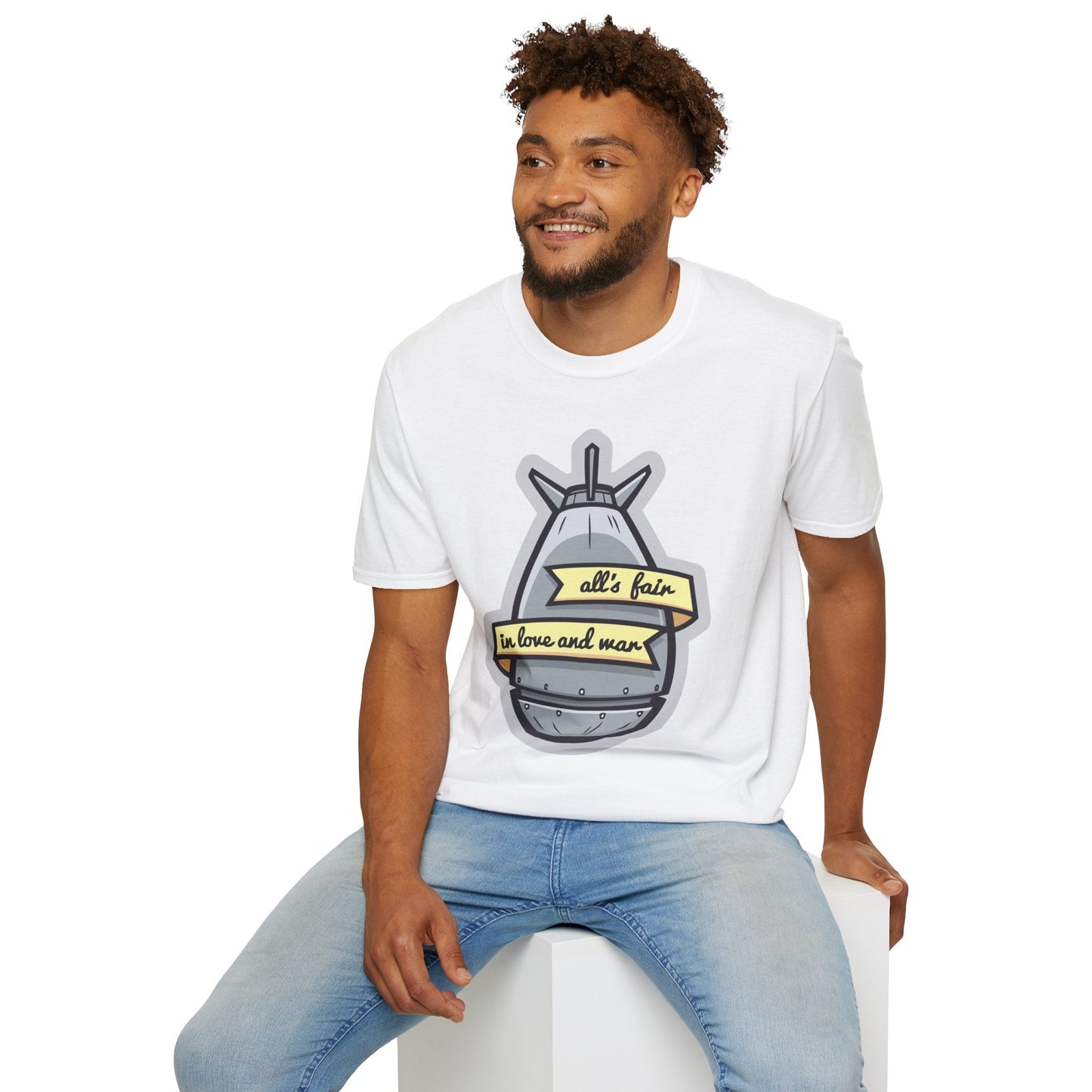 Cartoon T Shirt Animation T Shirt Funny Tee Shirt Unisex Gildan Softstyle 64000 100 Percent Cotton