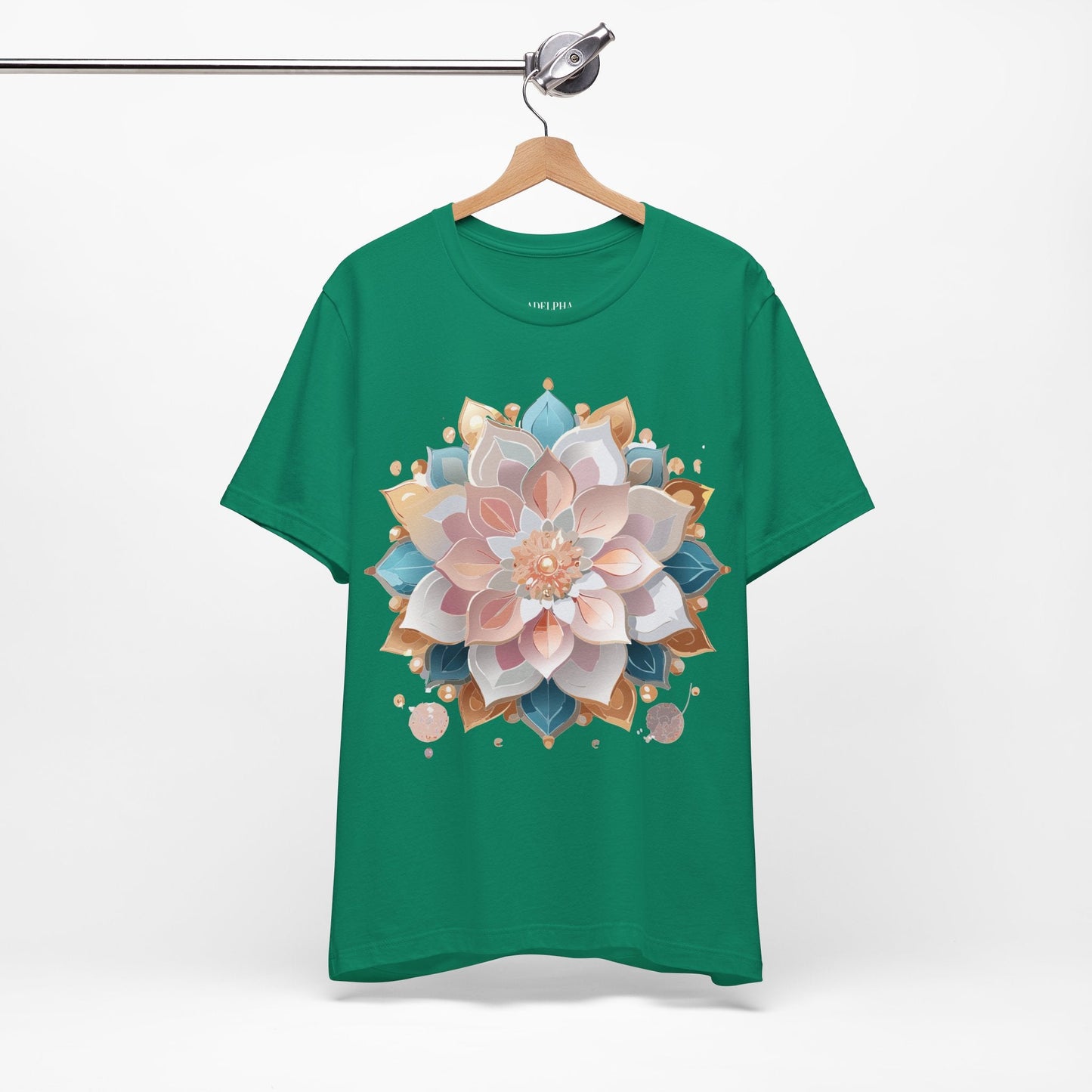 Adelpha Mandala Graphic Tee Unisex Jersey Short Sleeve Vintage Inspired Artwork Edition