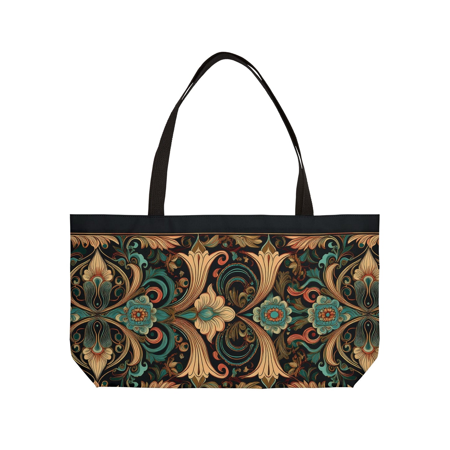 Ornament Print Big Bag High-Quality 100% Spun Poly 24x13 Canvas Art Bag OR-3