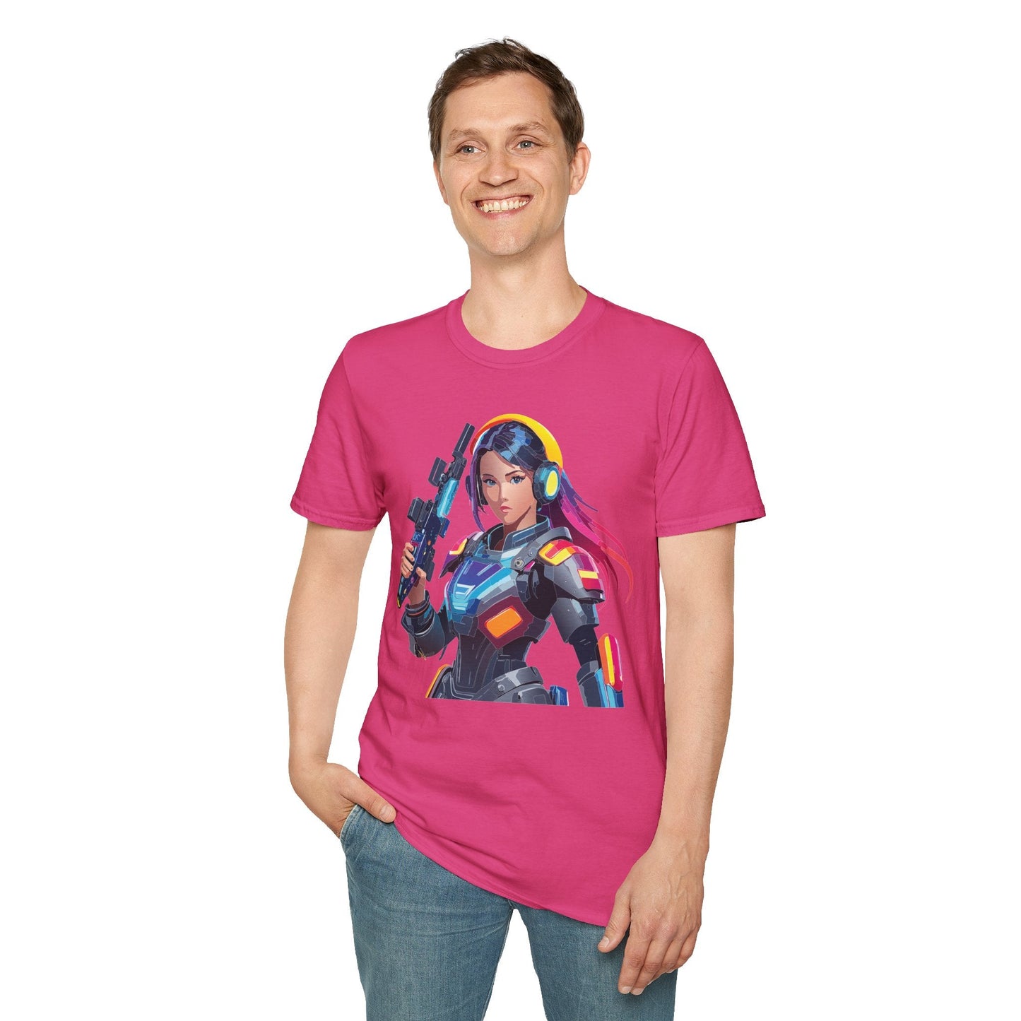 Robocop Graphic Unisex Cotton With Cyber Man Artwork Tee 9